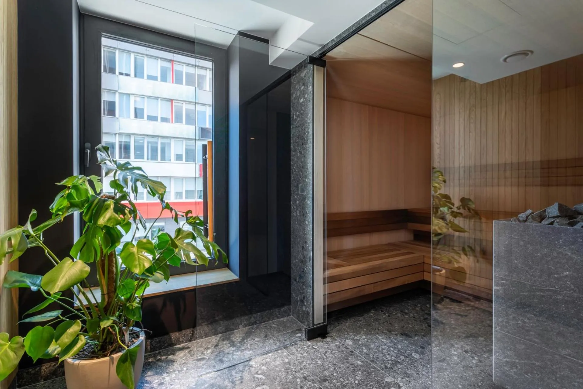 Sauna in Qubus Hotel Katowice