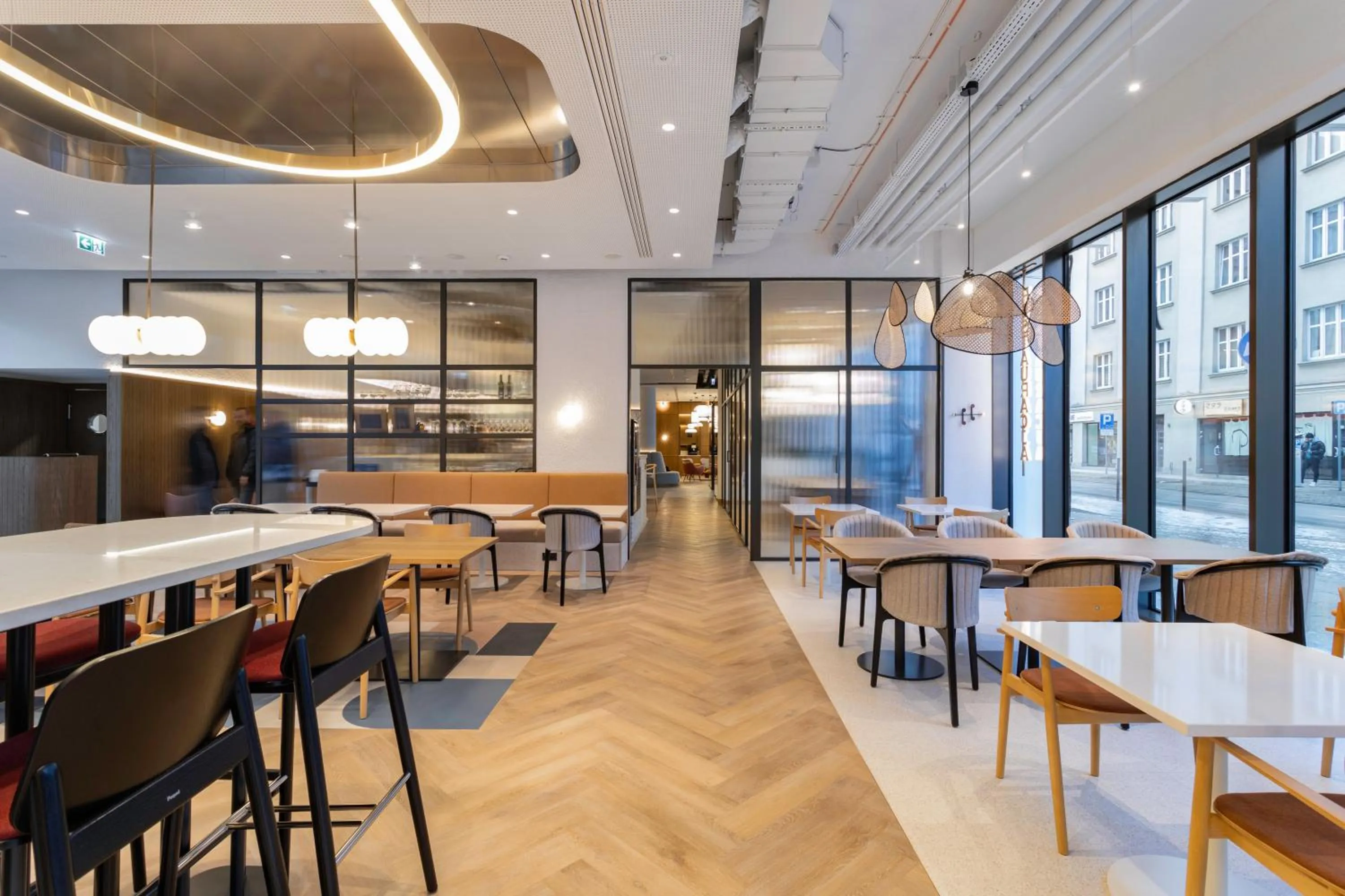 Restaurant/places to eat in Qubus Hotel Katowice