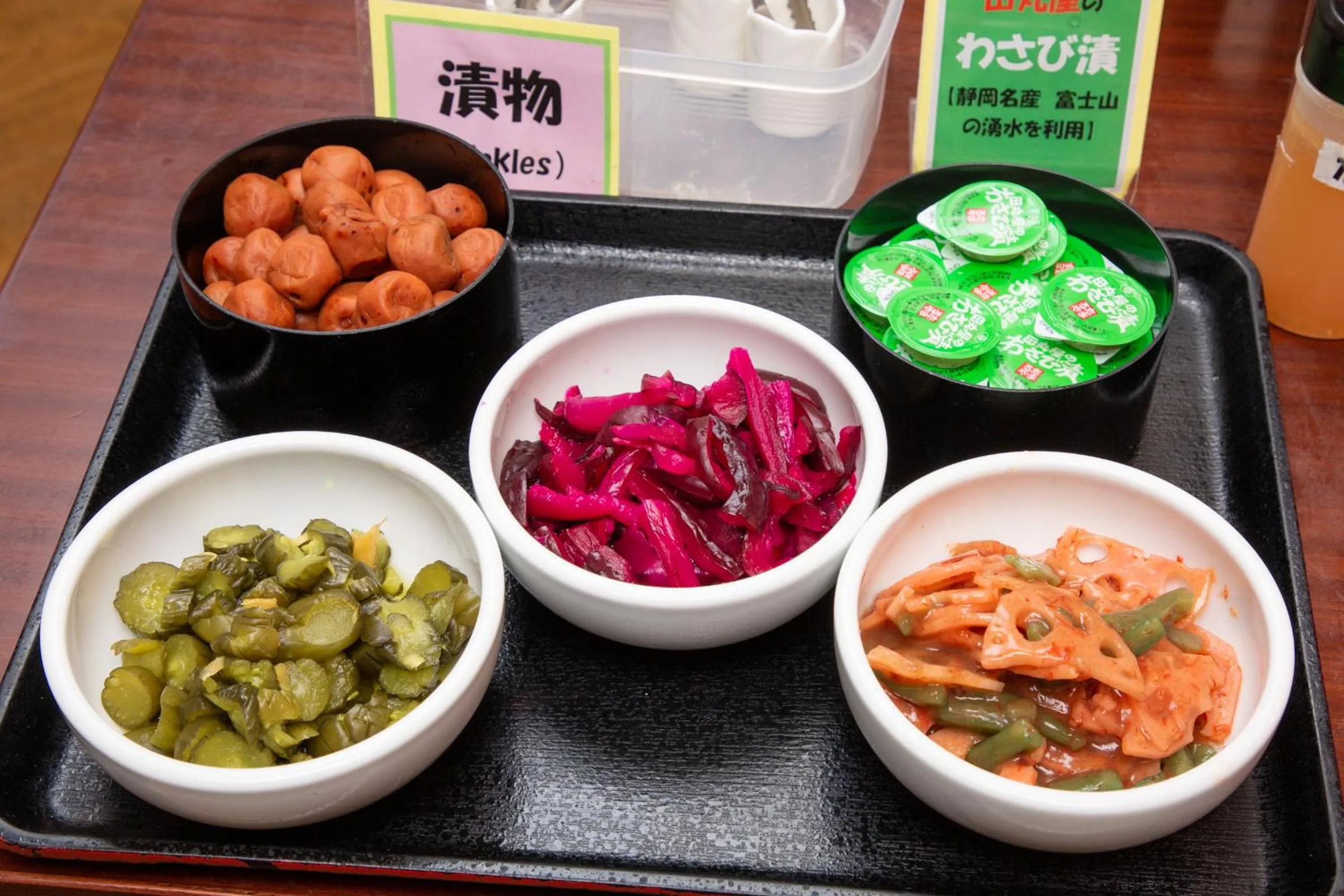 Buffet breakfast in Kuretake Inn Gotemba Inter Gold Cabin