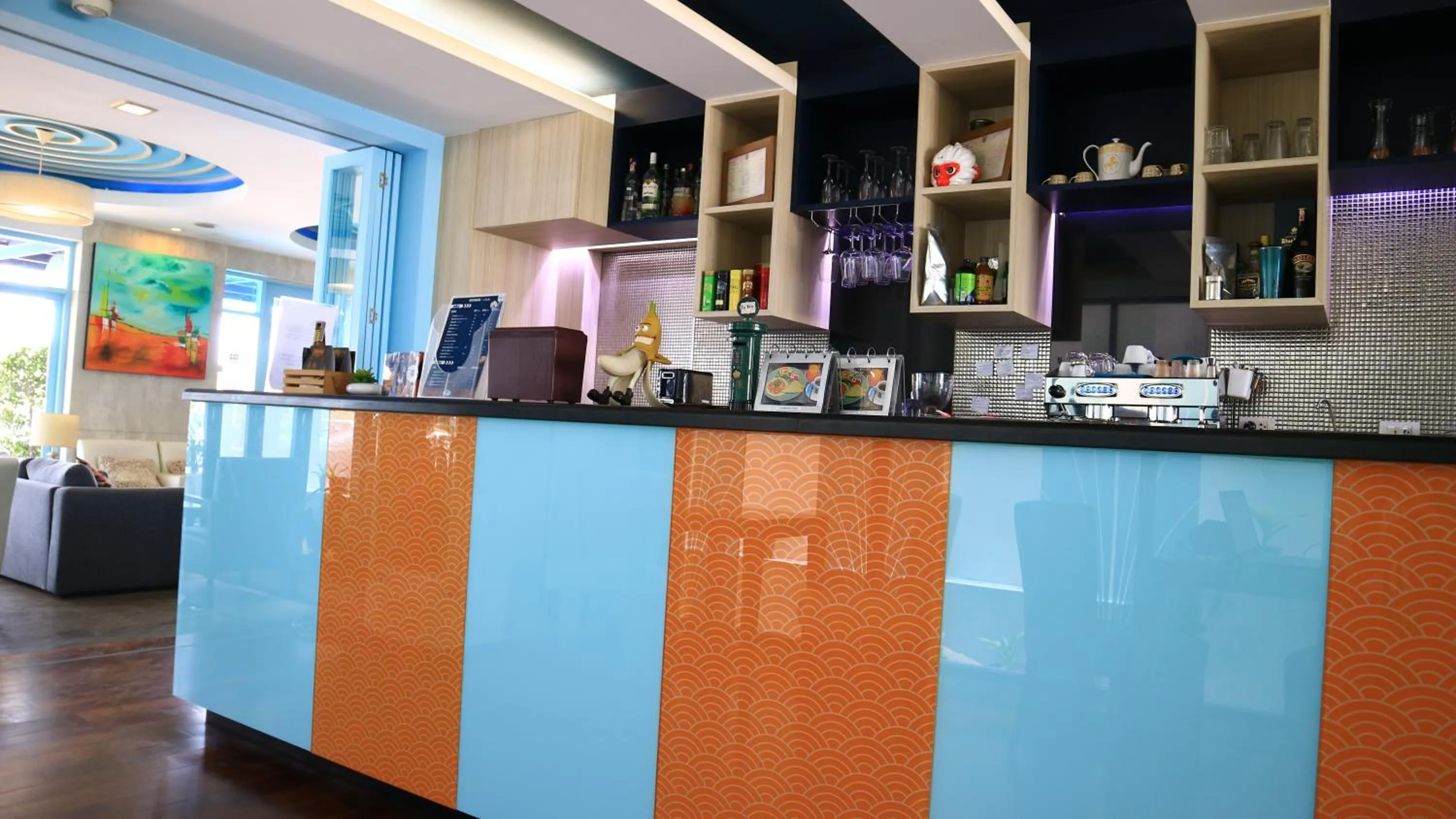 Lounge or bar in Apo Hotel