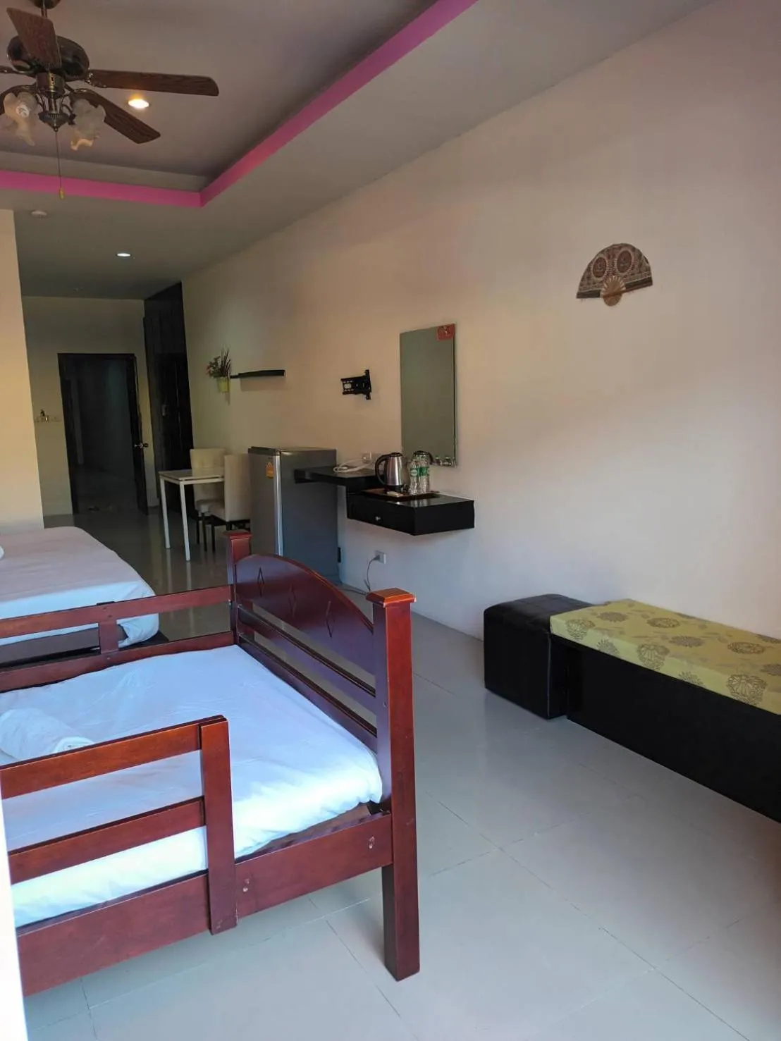 Bed in New Lavender Hotel Patong