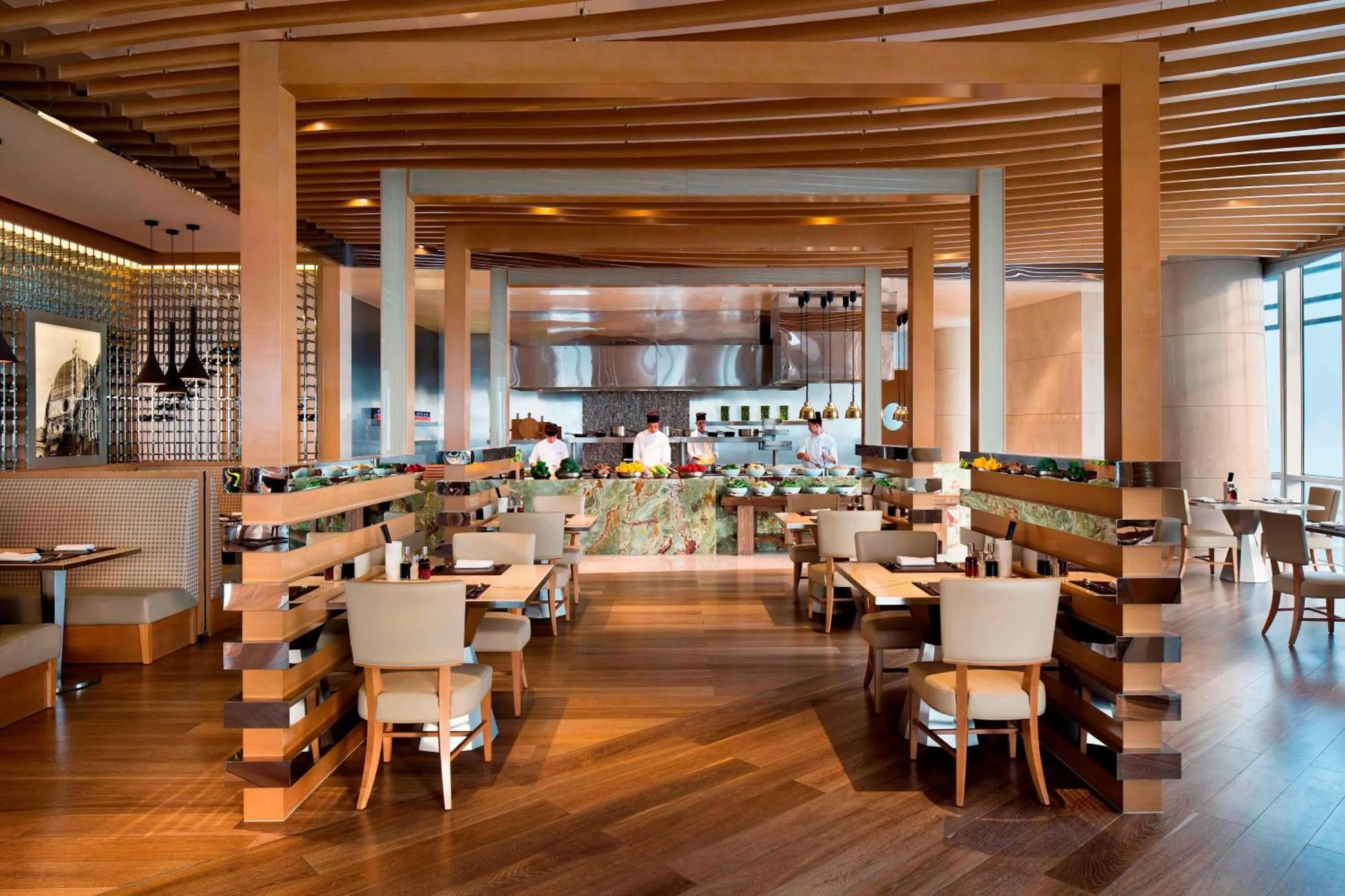 Kitchen or kitchenette in JW Marriott Hotel Zhengzhou