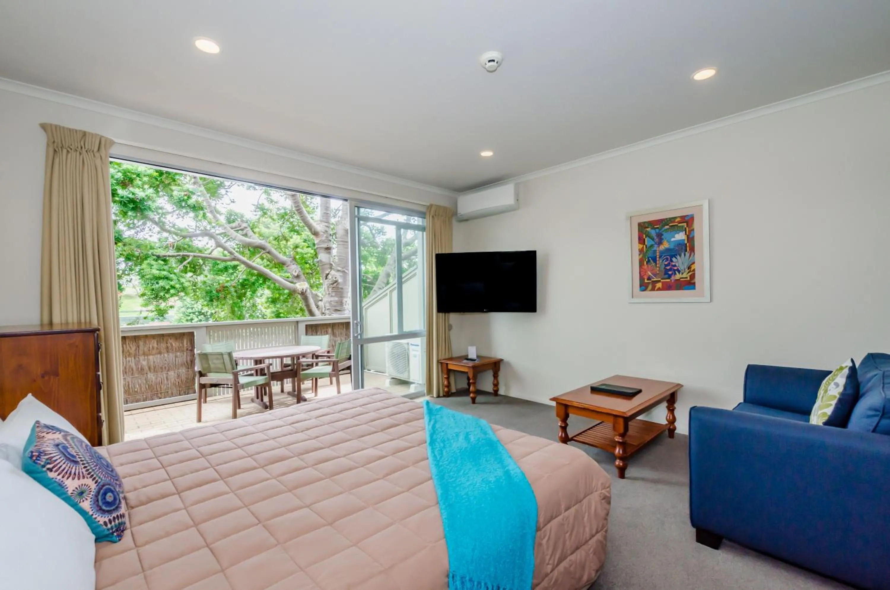 Bedroom in Raumati Sands Resort