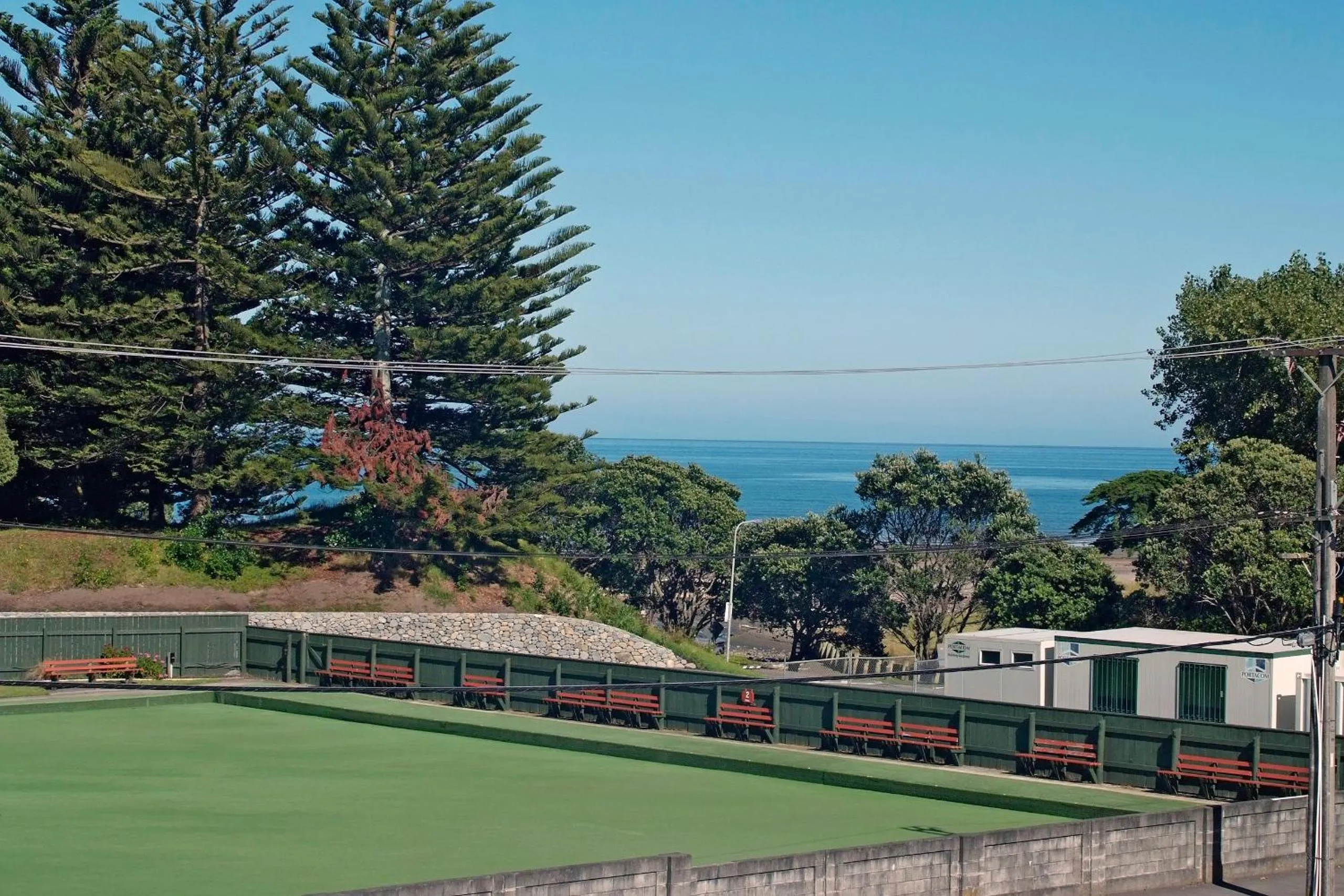 Sea view in Raumati Sands Resort