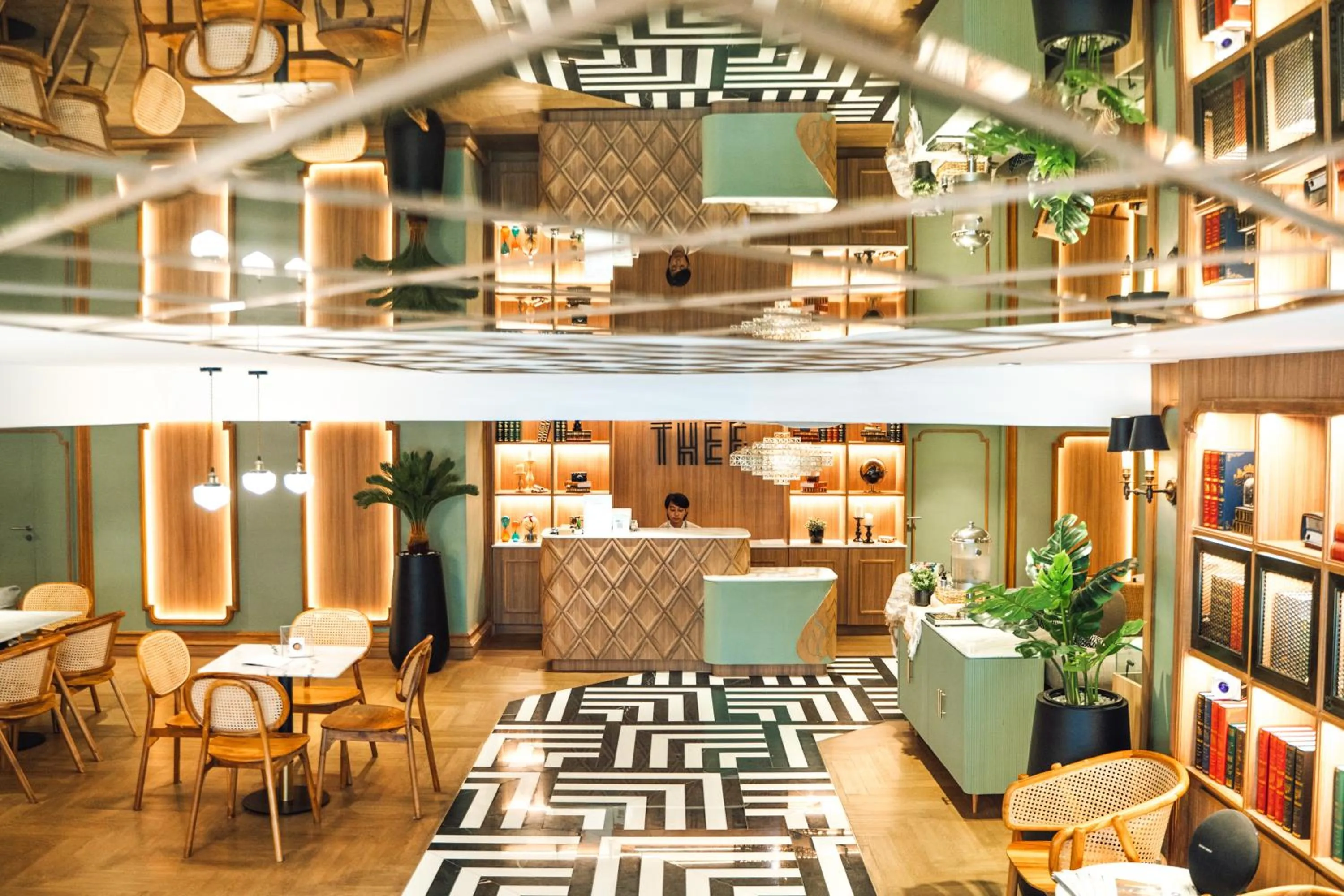 Lobby or reception in THEE Bangkok by TH District "newly renovated"