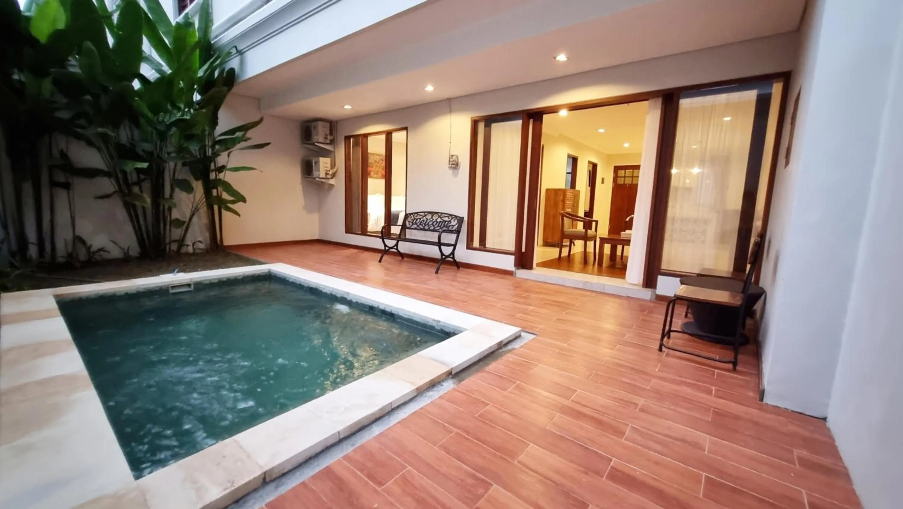 Pool view in Omatha Village