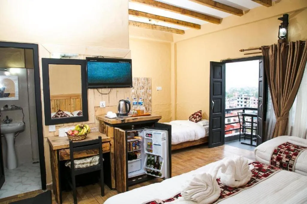 Bed in Hotel Tourist Residency