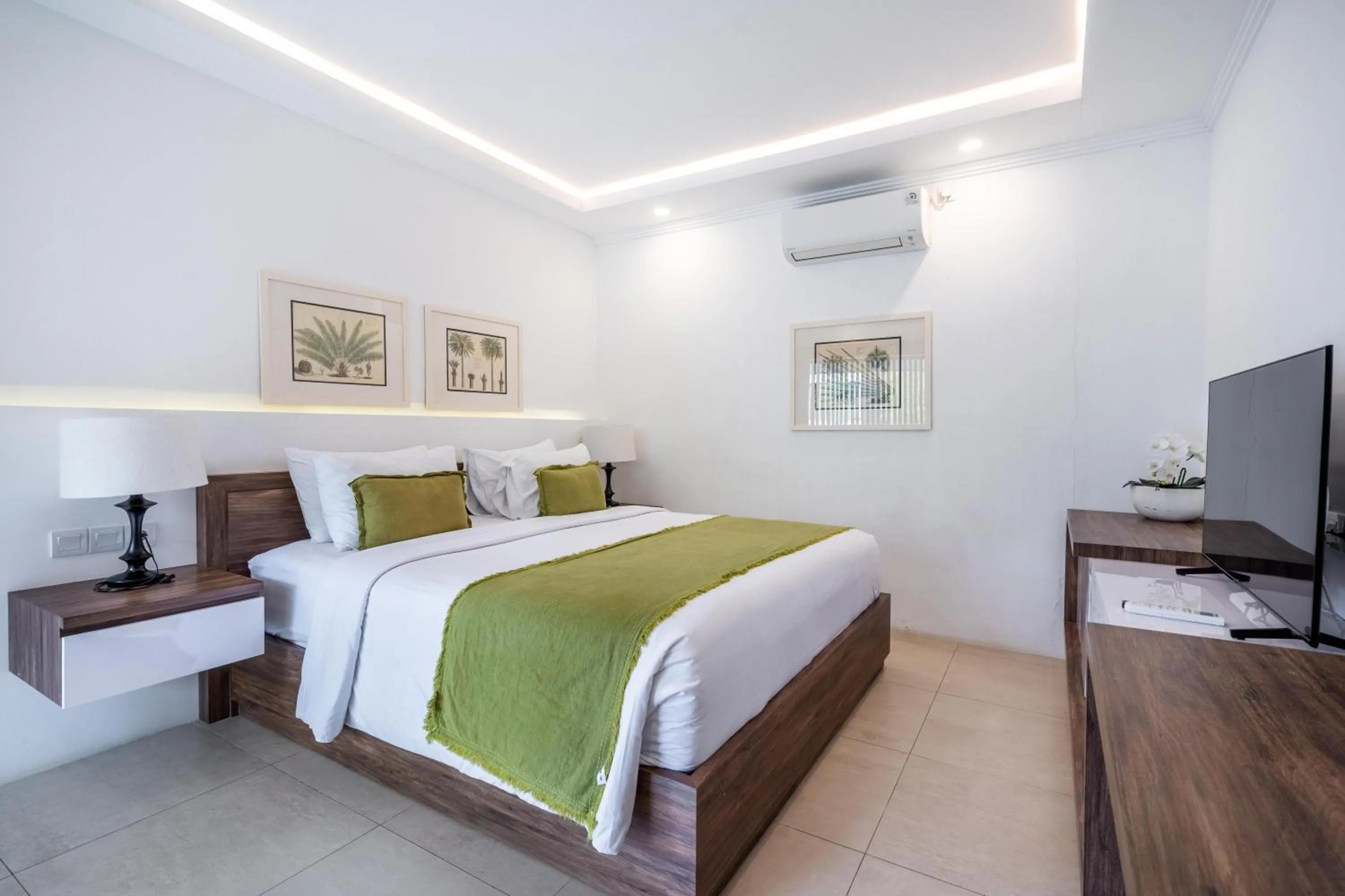 Bedroom, Bed in Vienna Villas by Great Bali Villas