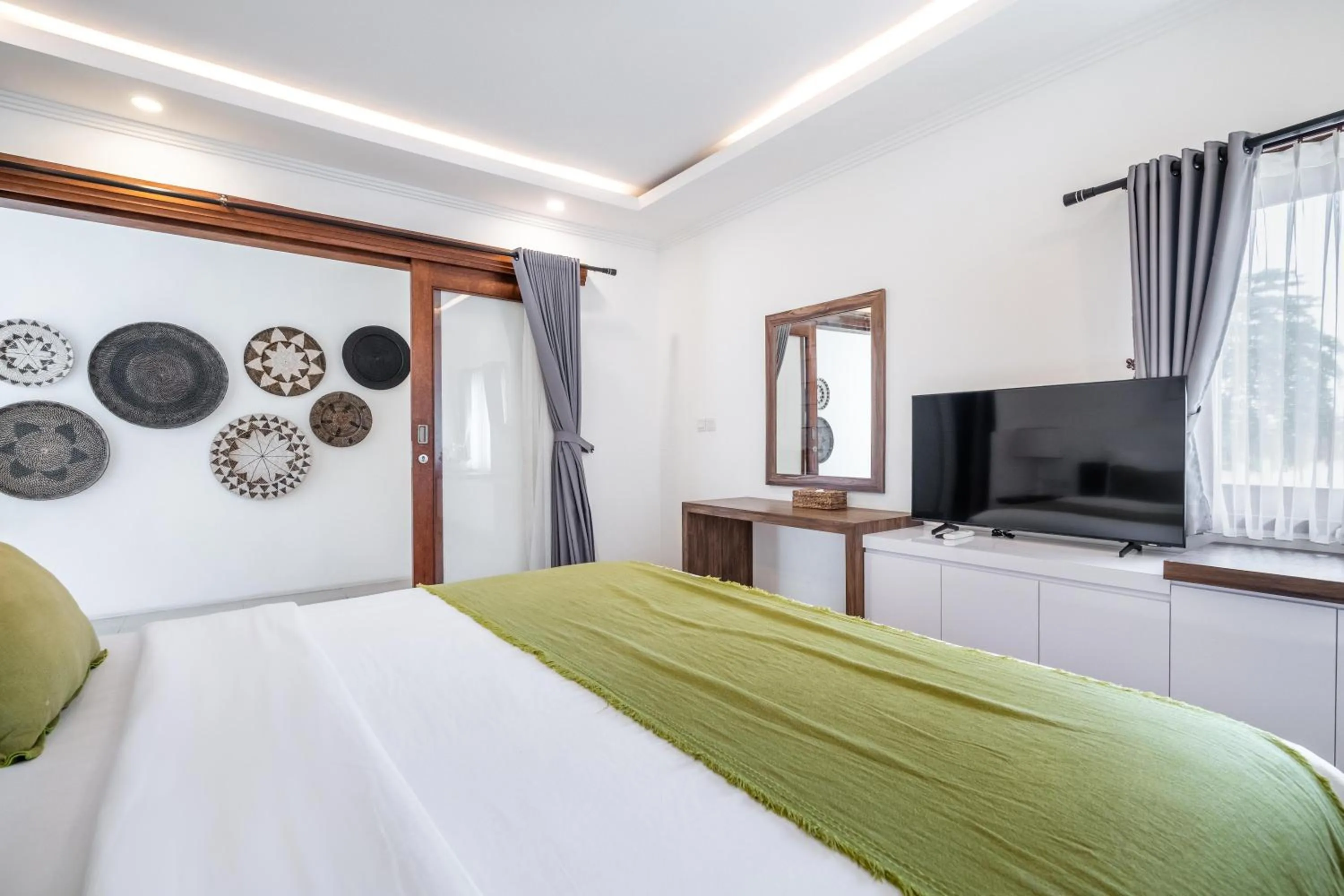 Bedroom, Bed in Vienna Villas by Great Bali Villas