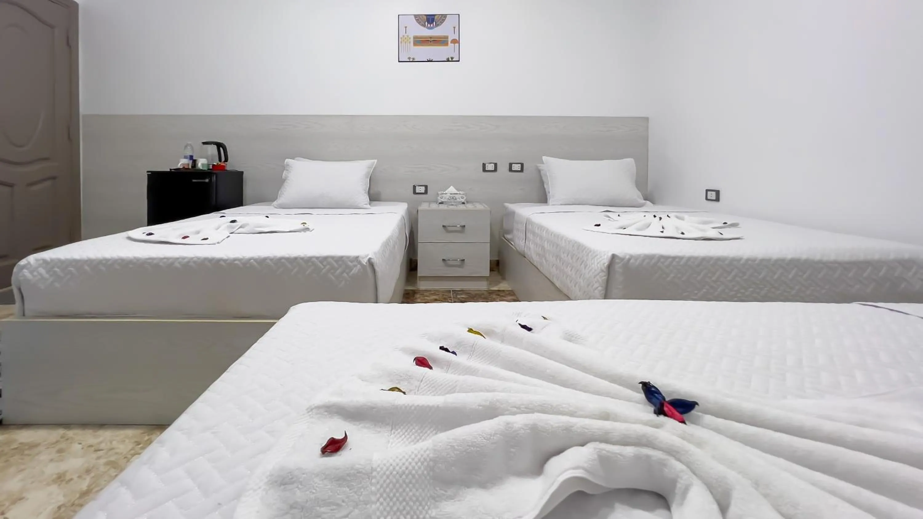 Bed in AlaskaPyramidsView