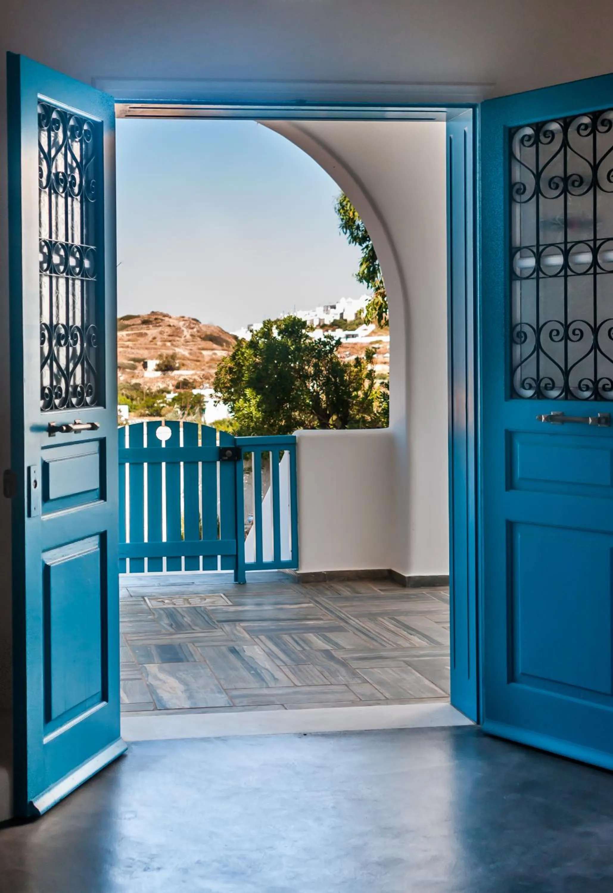 Garden view in Eiriana Luxury Suites