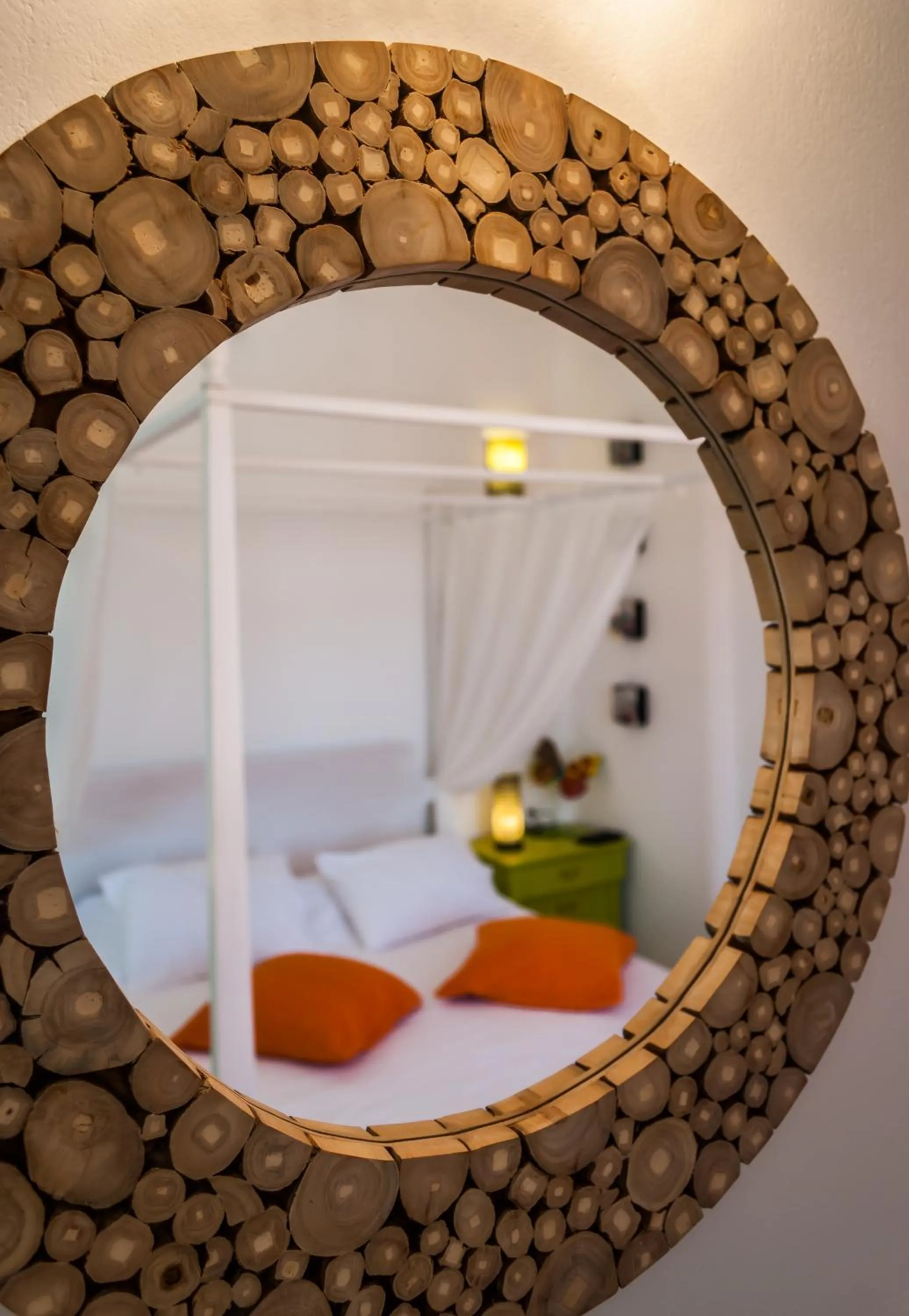 Decorative detail, Bed in Eiriana Luxury Suites