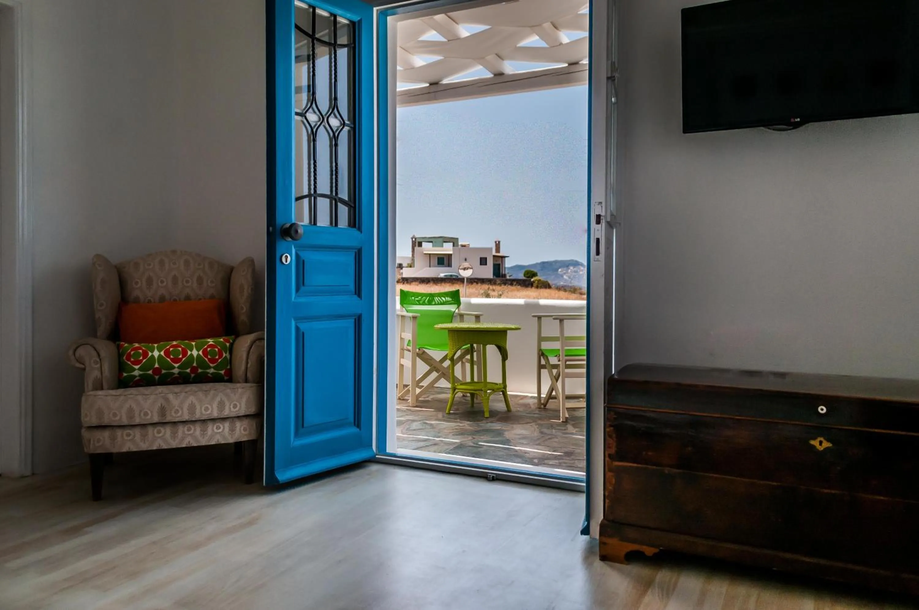 Garden view in Eiriana Luxury Suites