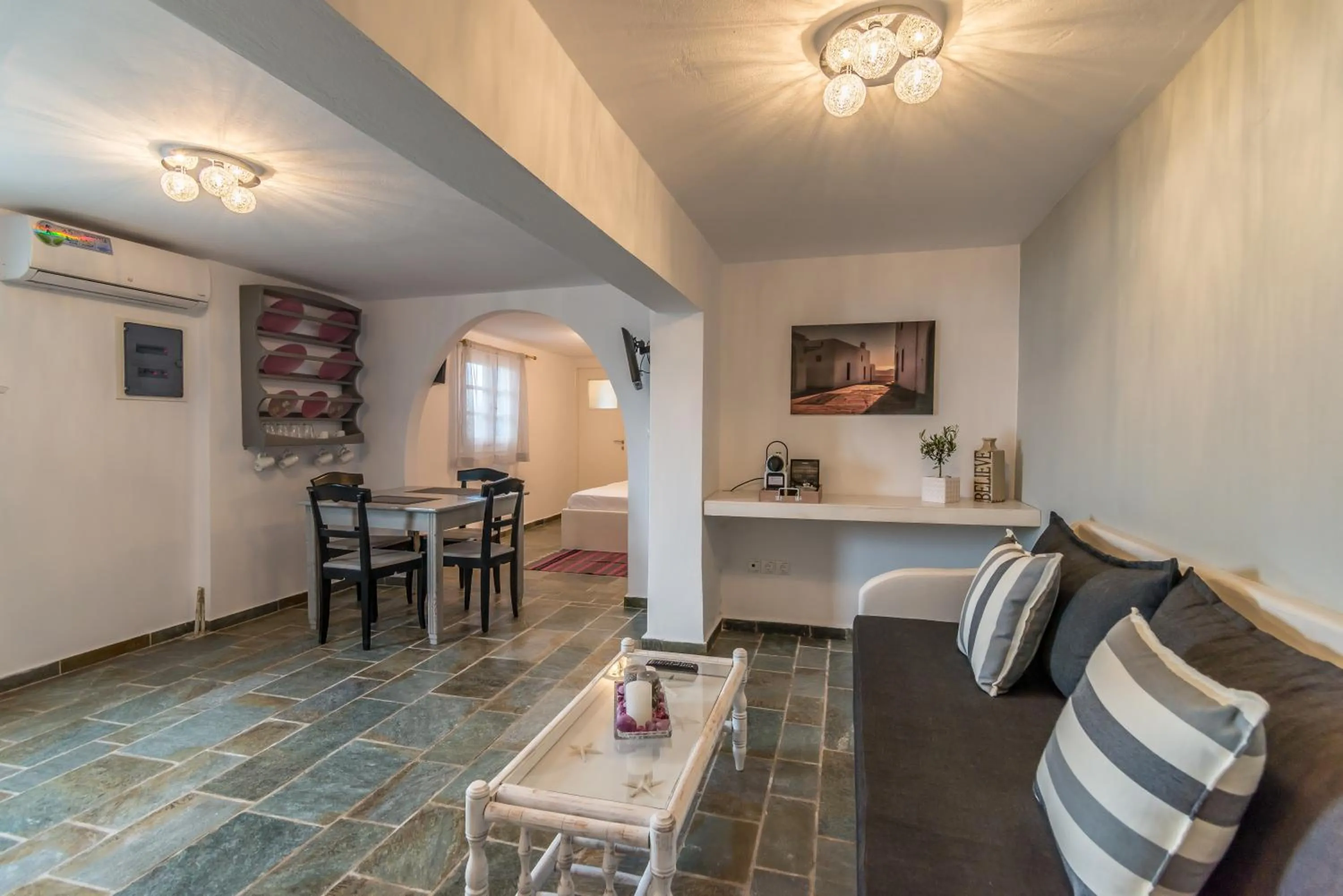 Bed in Eiriana Luxury Suites