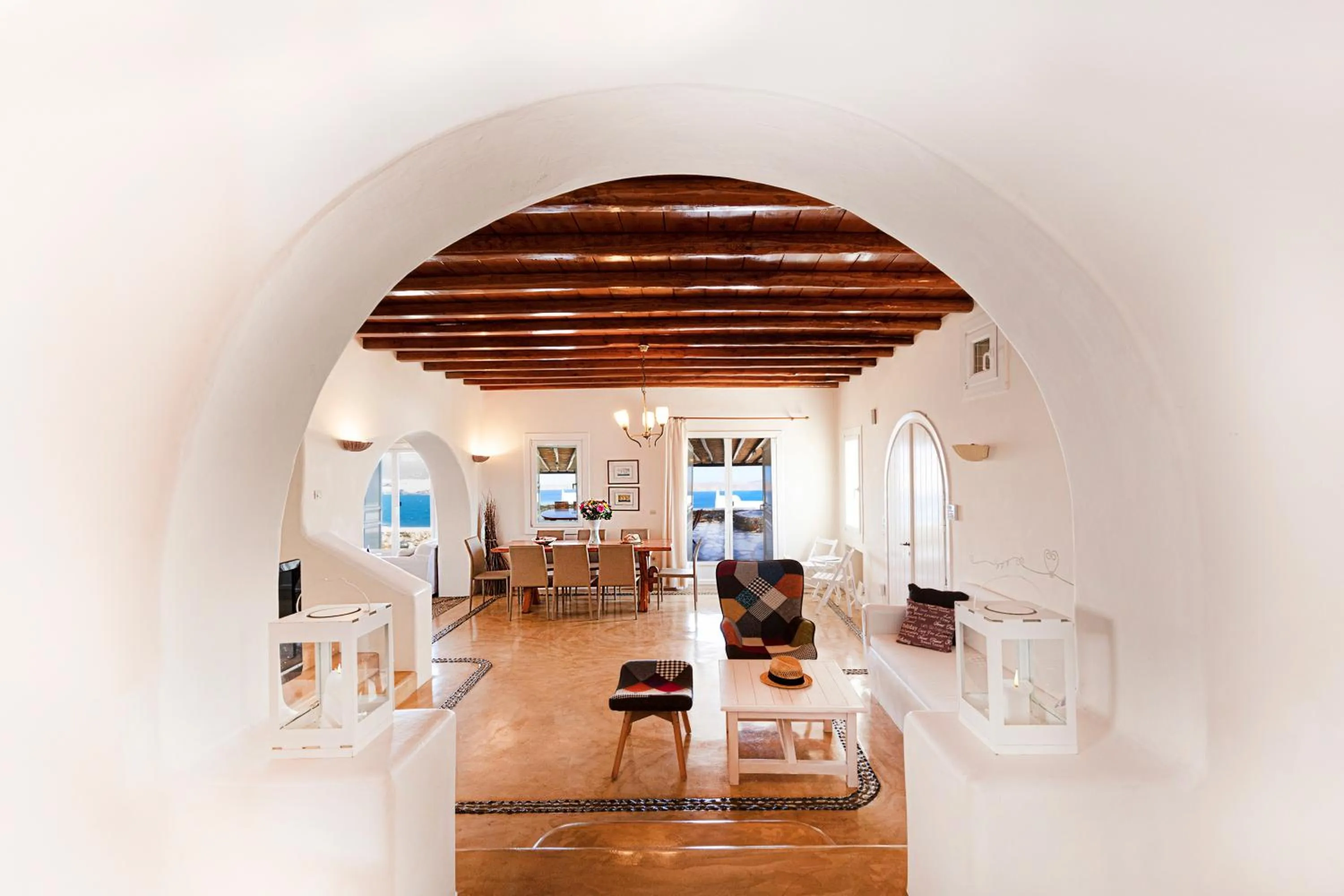 Living room in Villas Kappas