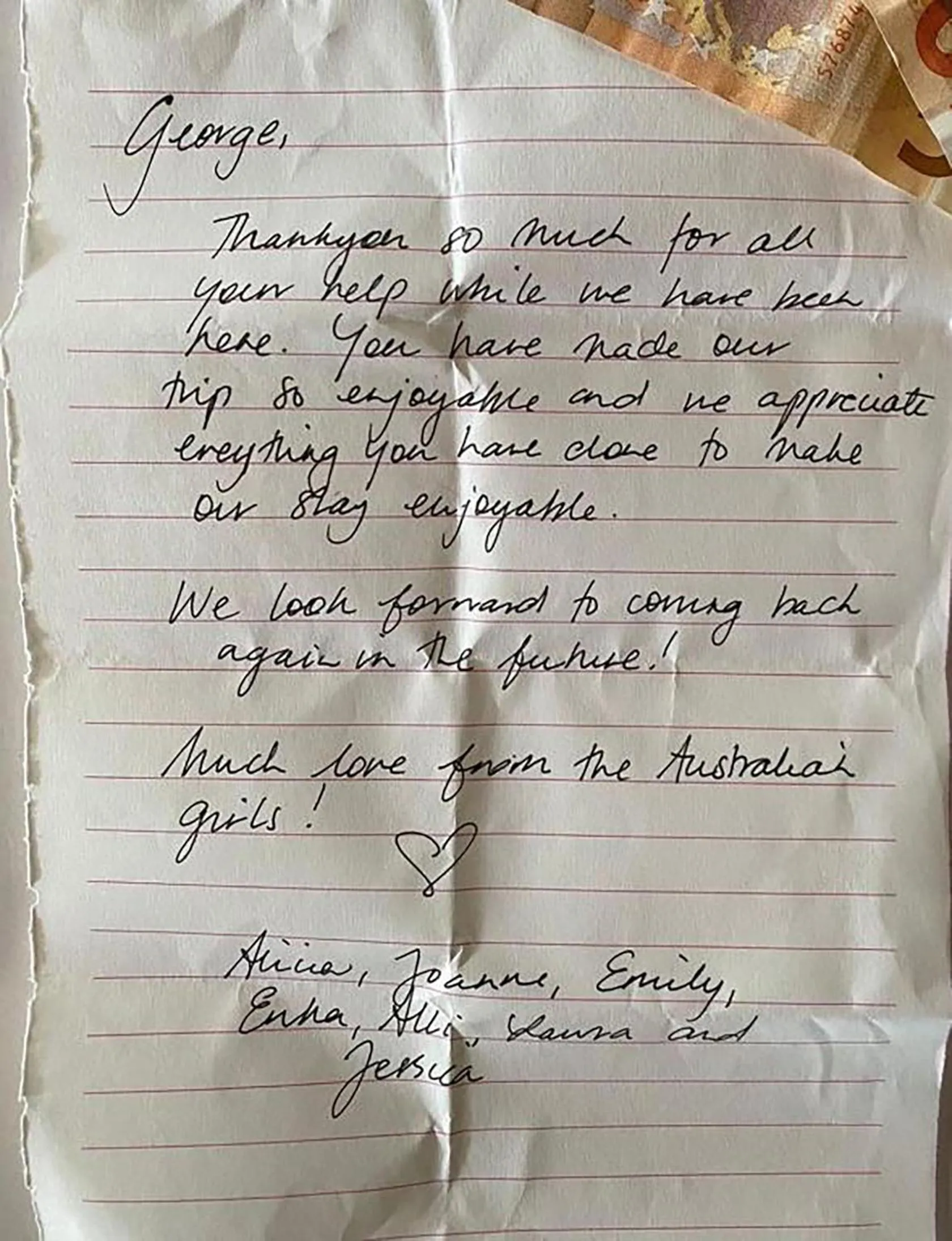 Text overlay in Villas Kappas