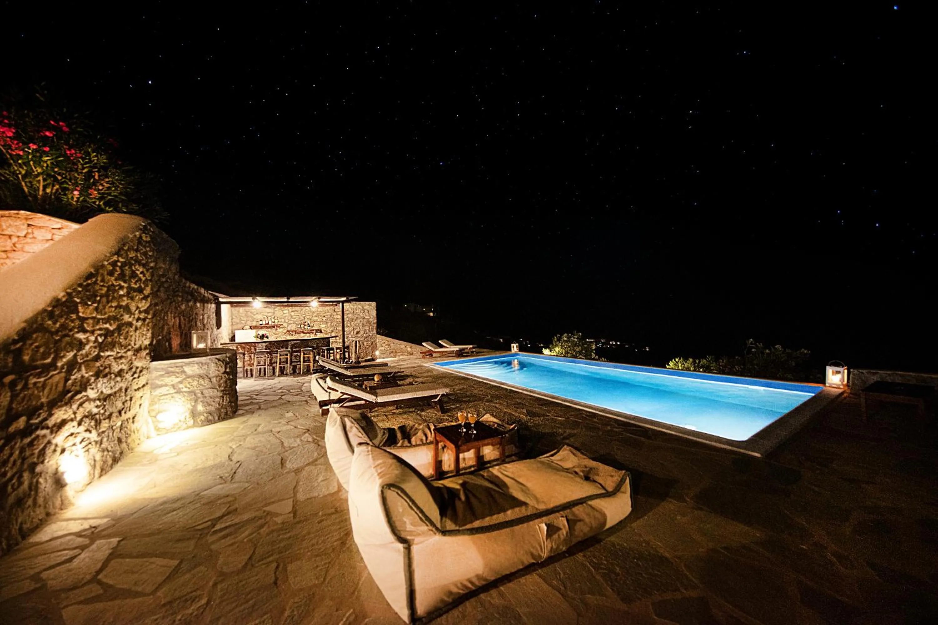 Pool view in Villas Kappas