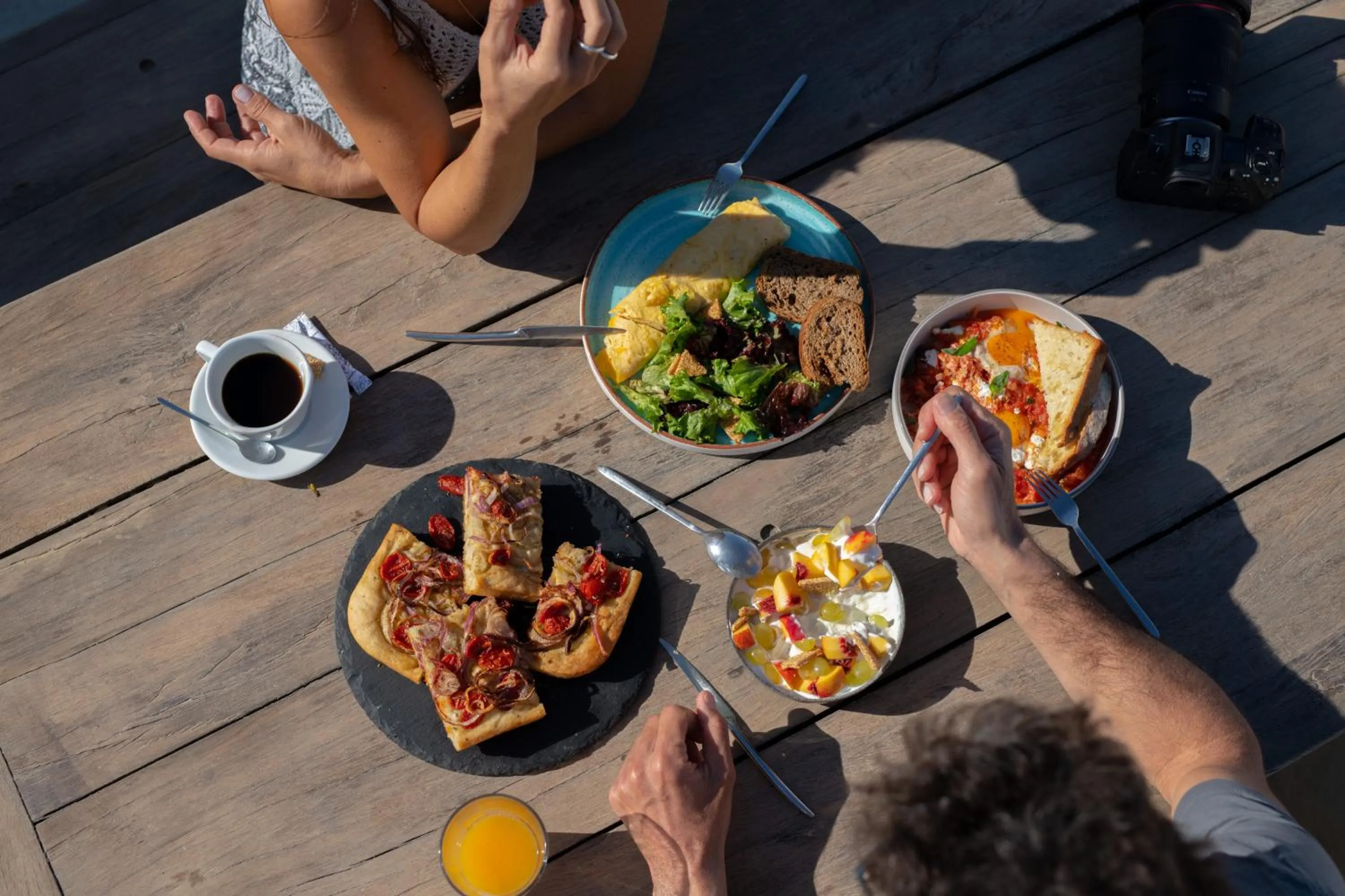 Food close-up in Kritikakis Village Hotel