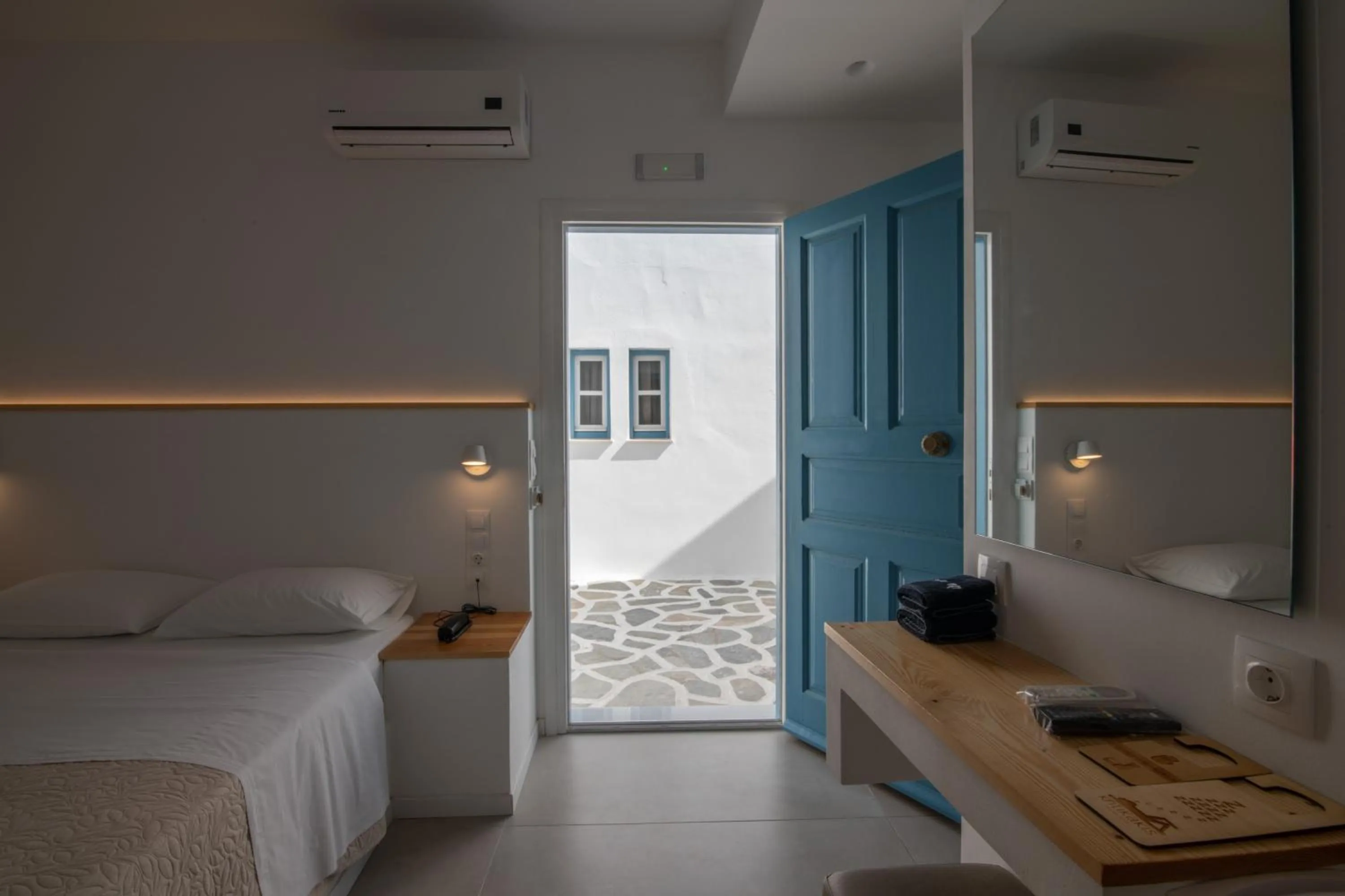 Bedroom, Bed in Kritikakis Village Hotel