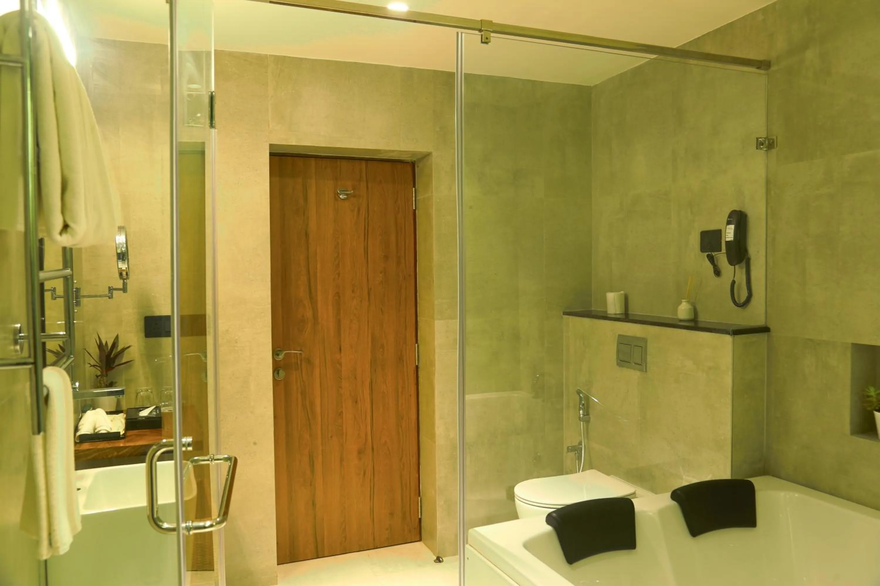 Bathroom in GReaT Trails Yercaud by GRT Hotels