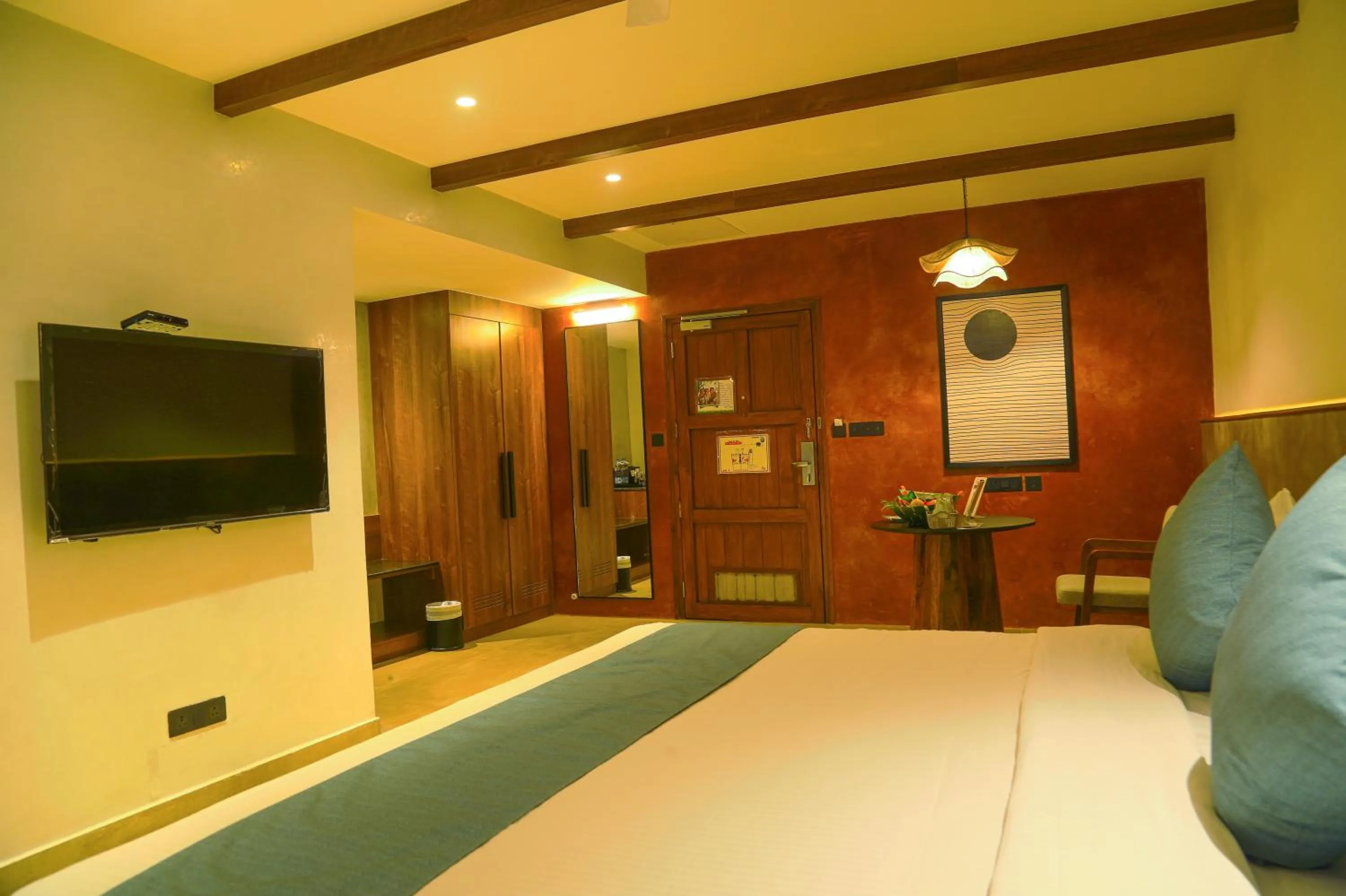 Bed in GReaT Trails Yercaud by GRT Hotels