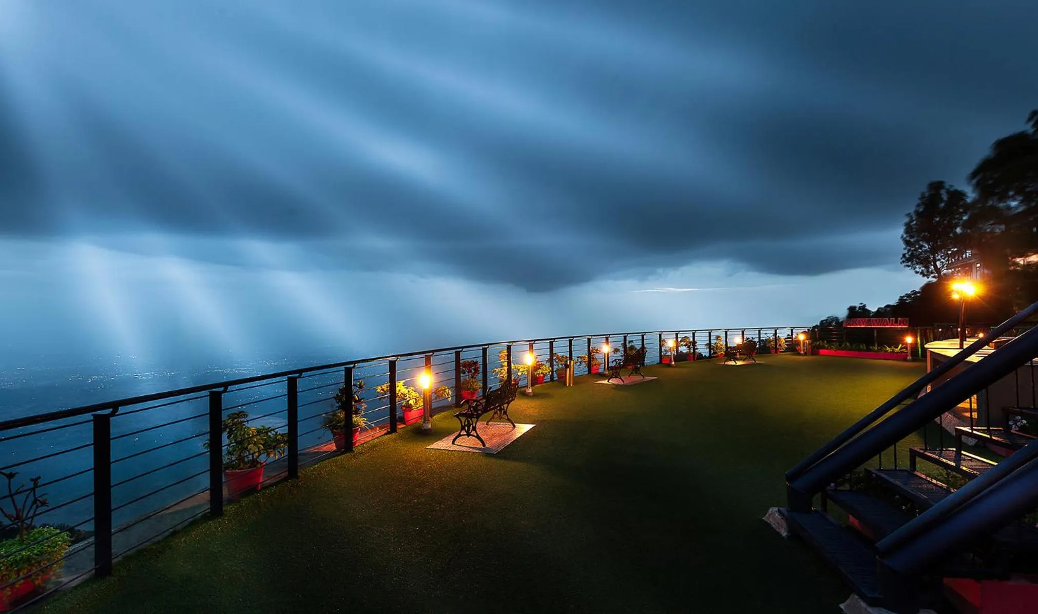 Balcony/Terrace in GReaT Trails Yercaud by GRT Hotels