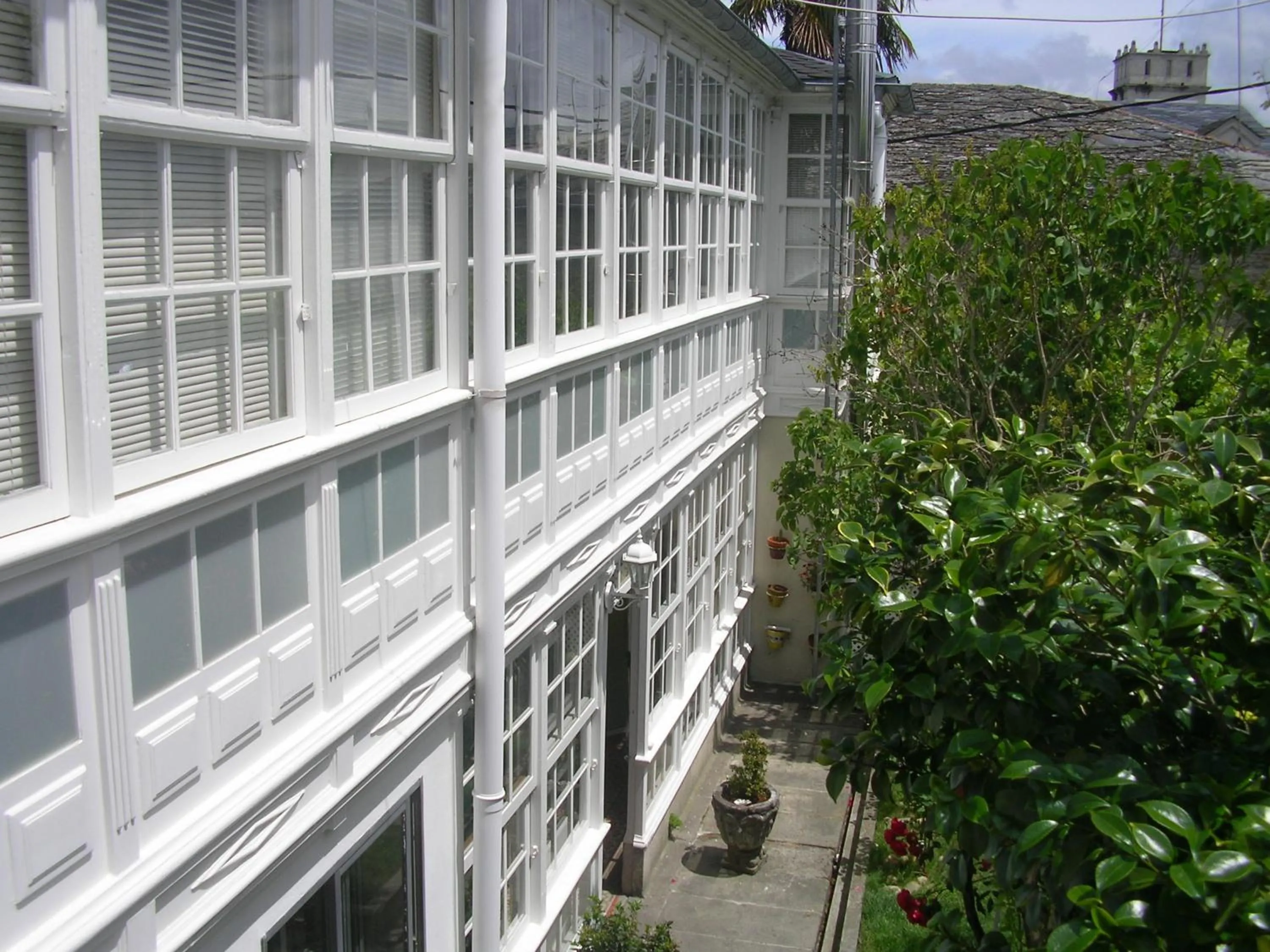 Garden in Pension-Albergue Don Alvaro