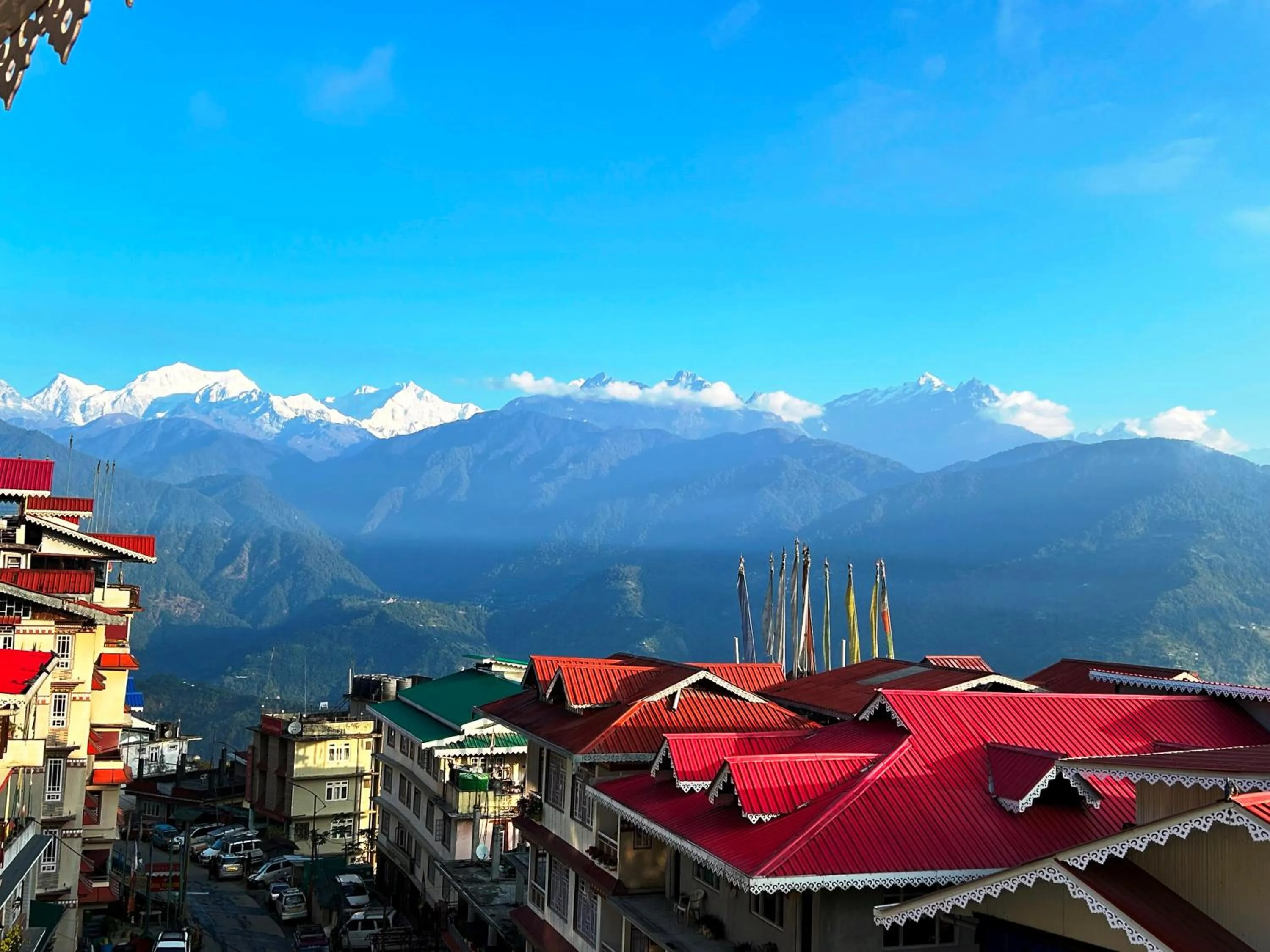 City view in DISHA SILVER PEAK Hotel