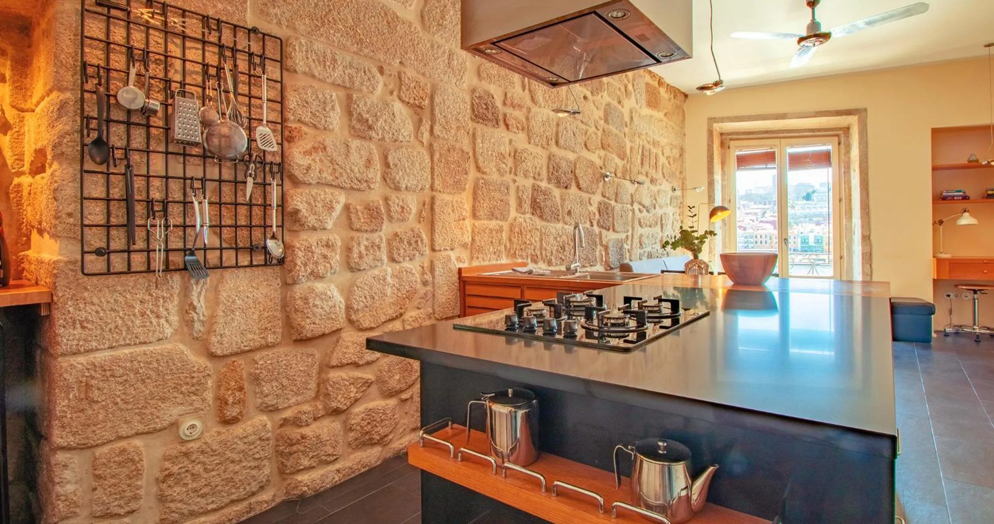 kitchen in RIBEIRA by YoursPorto