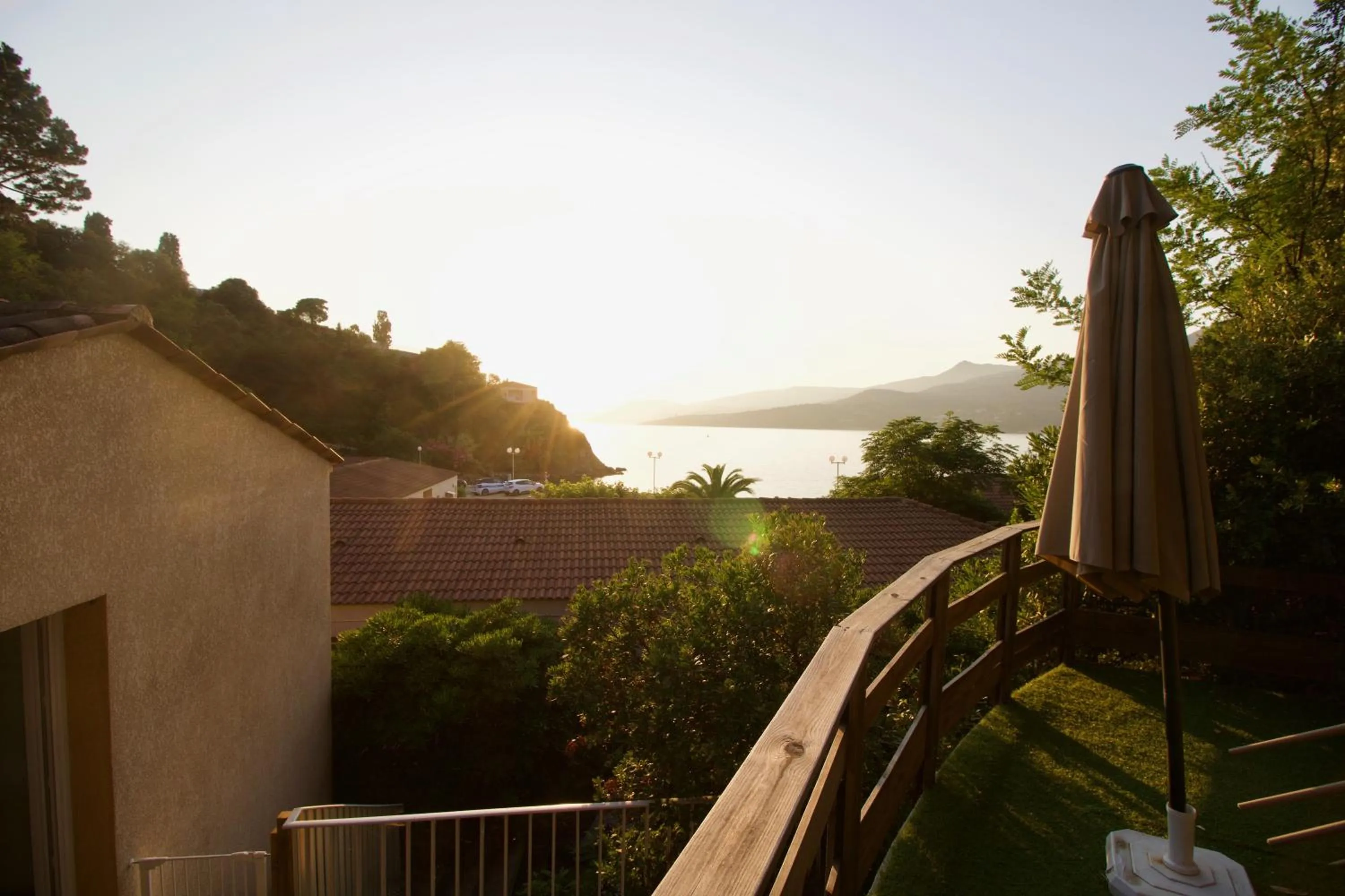 Balcony/Terrace in Hôtel Sampiero