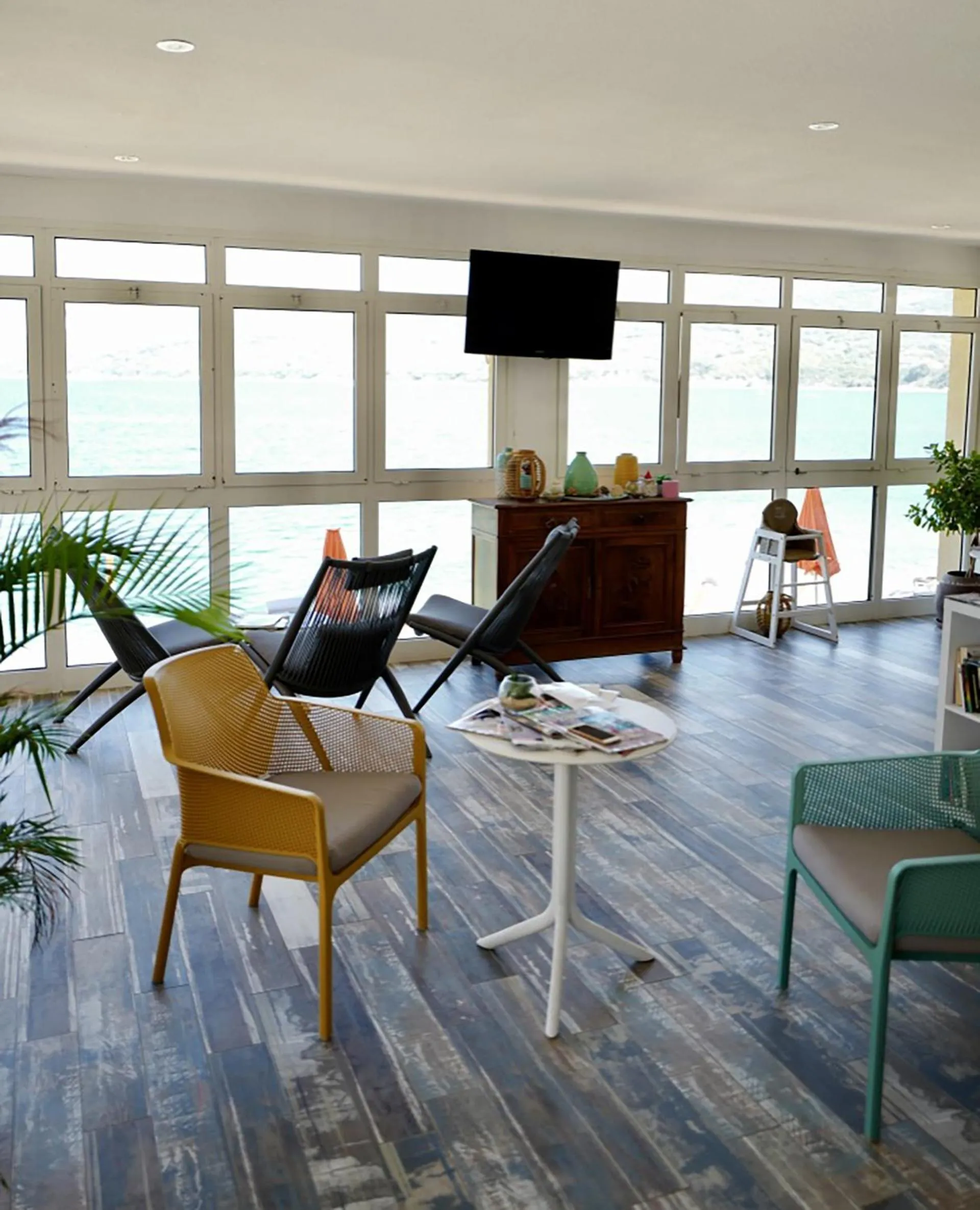 Lobby or reception in Hôtel Sampiero