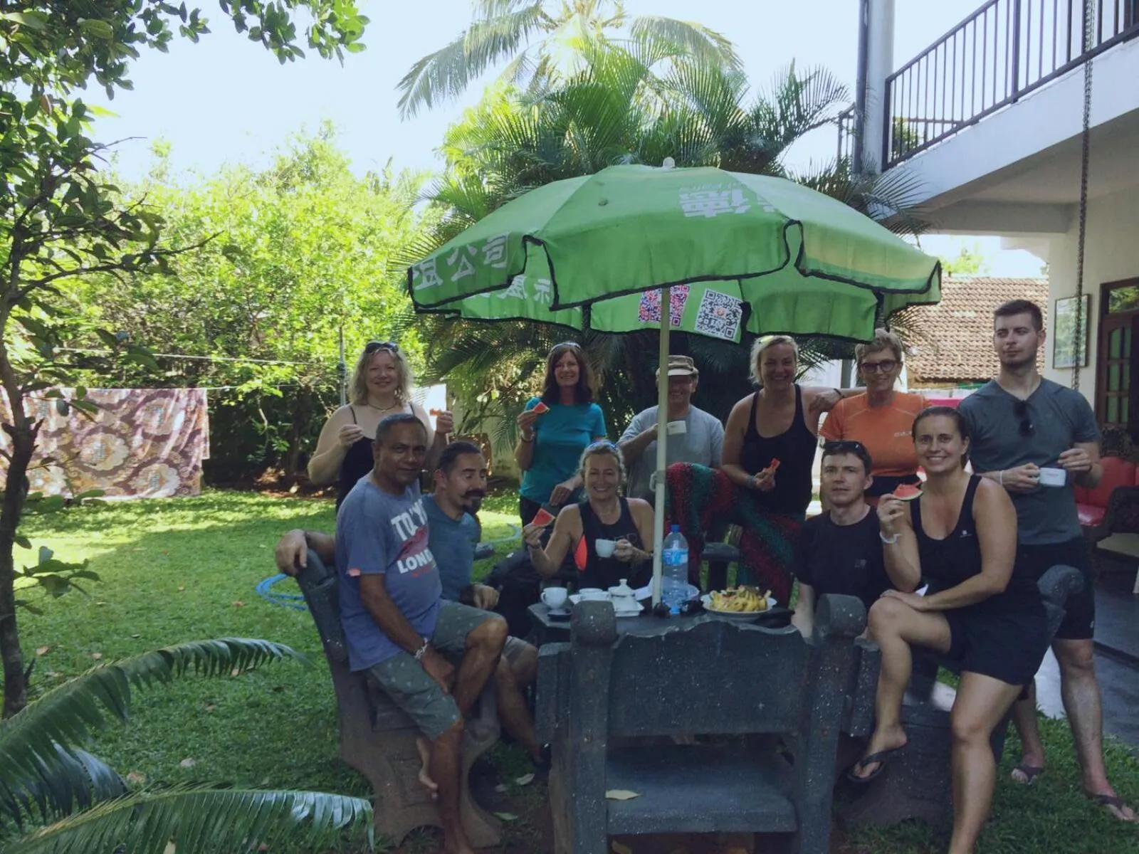 Garden view in Takeshi Inn