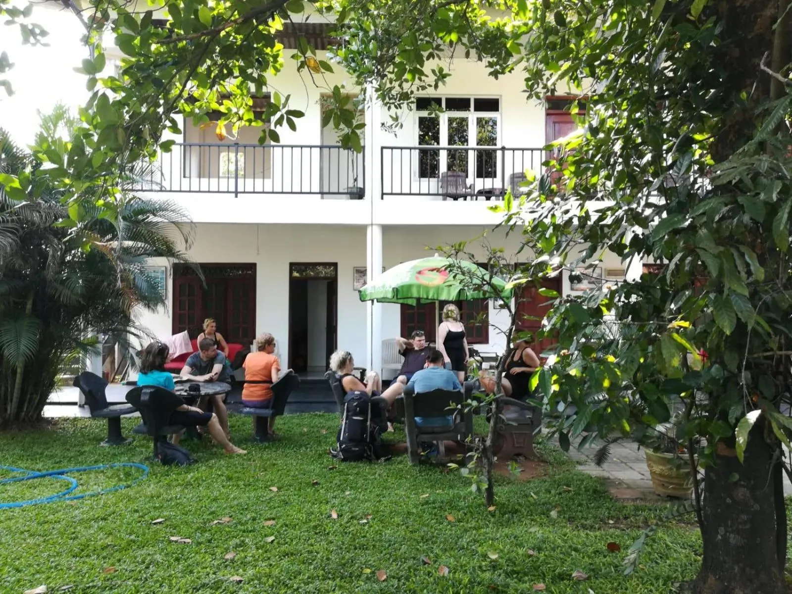 Garden view in Takeshi Inn