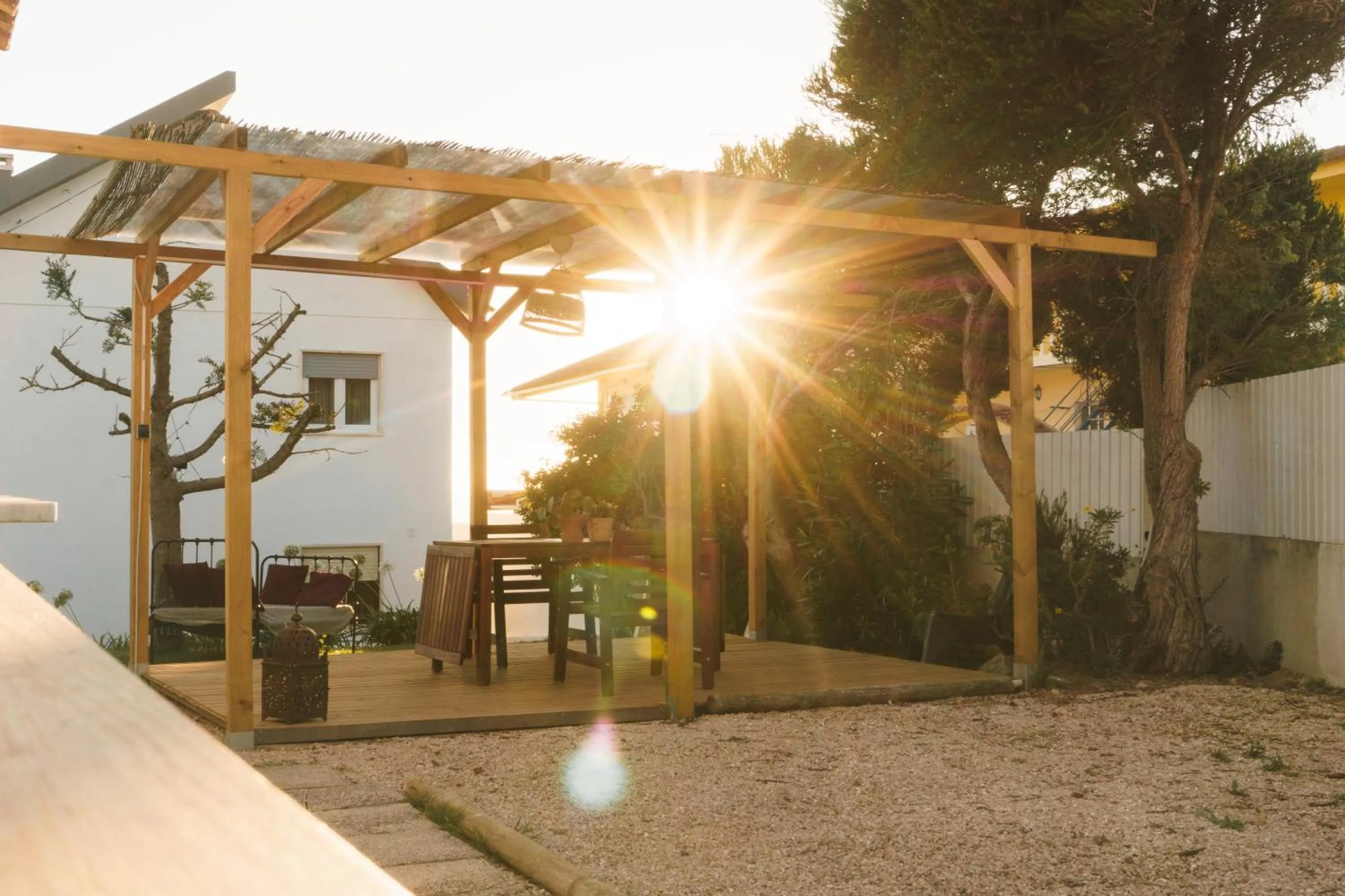 Patio in Hospedium Hostel República Surf House