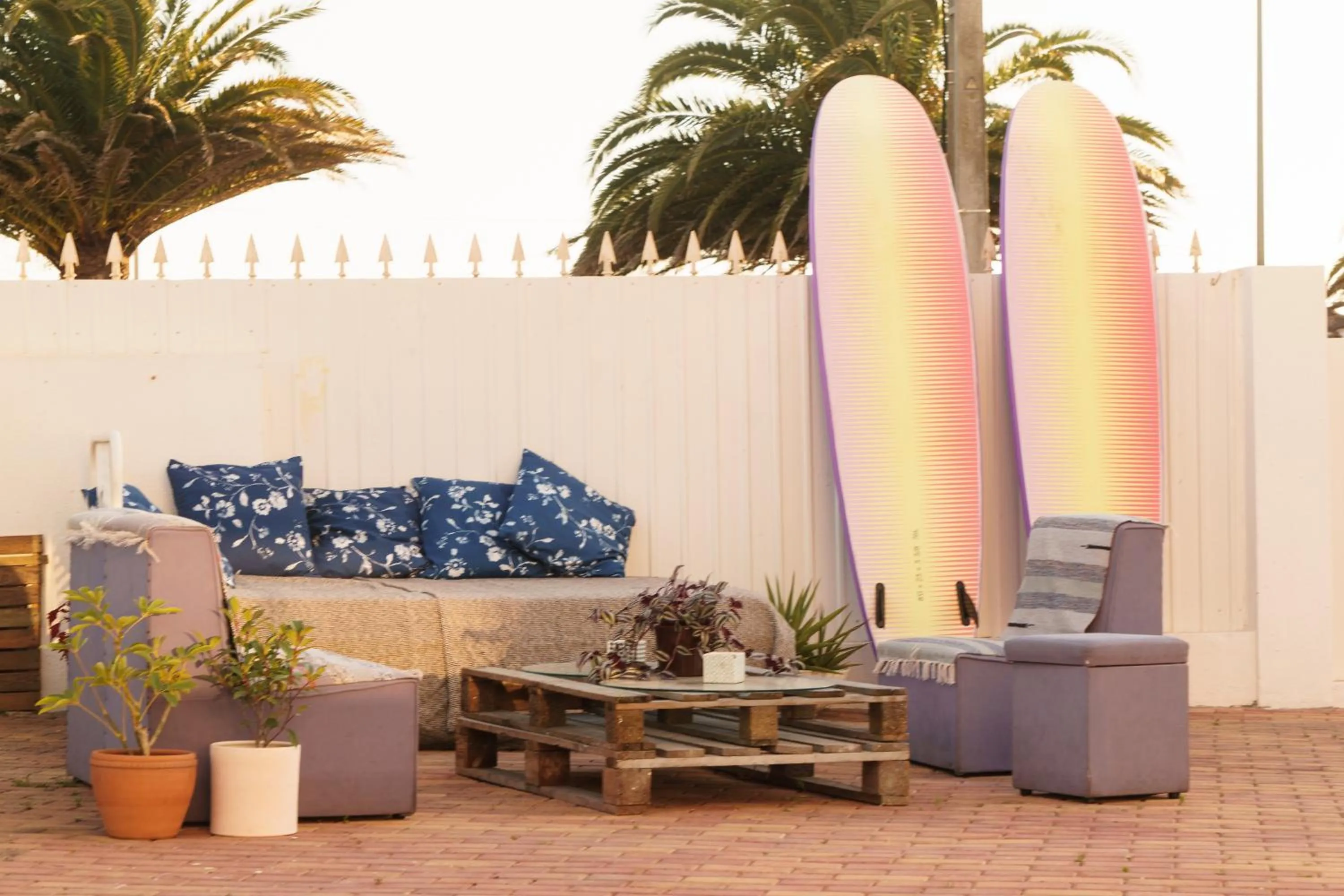 Patio in Hospedium Hostel República Surf House