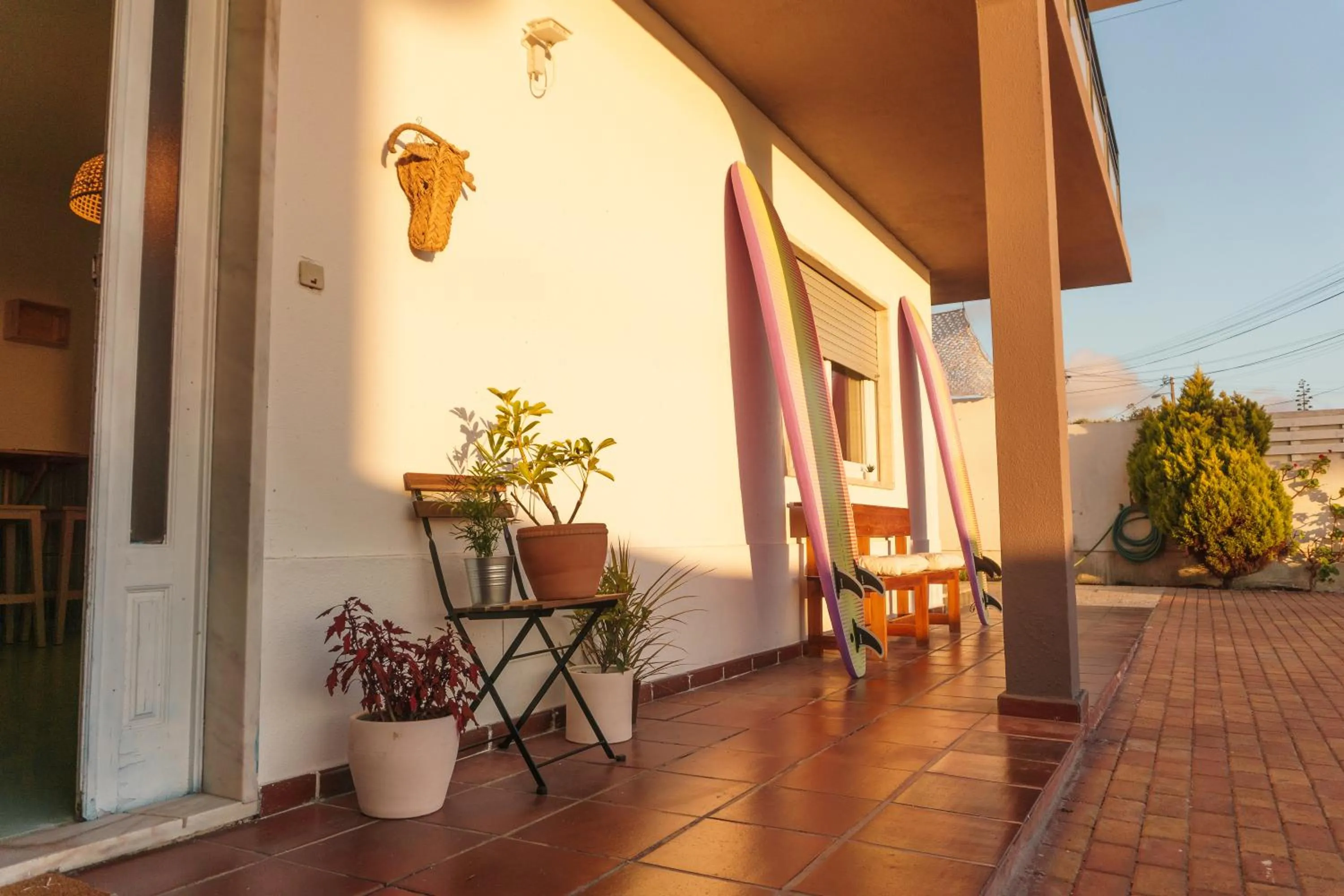 Patio in Hospedium Hostel República Surf House