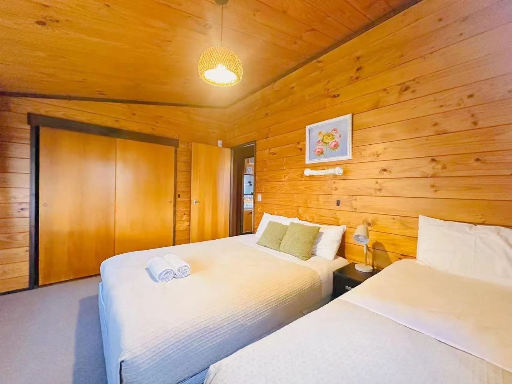 Bed in Orewa Motor Lodge