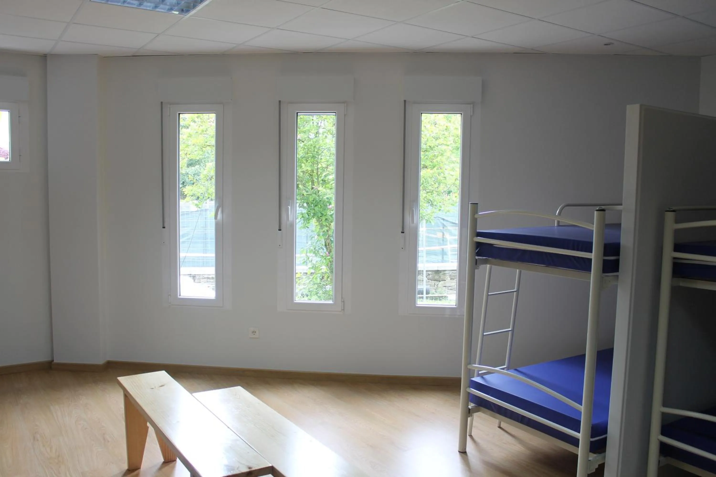 Bedroom, Bed in Pensión-Albergue Puente Ribeira