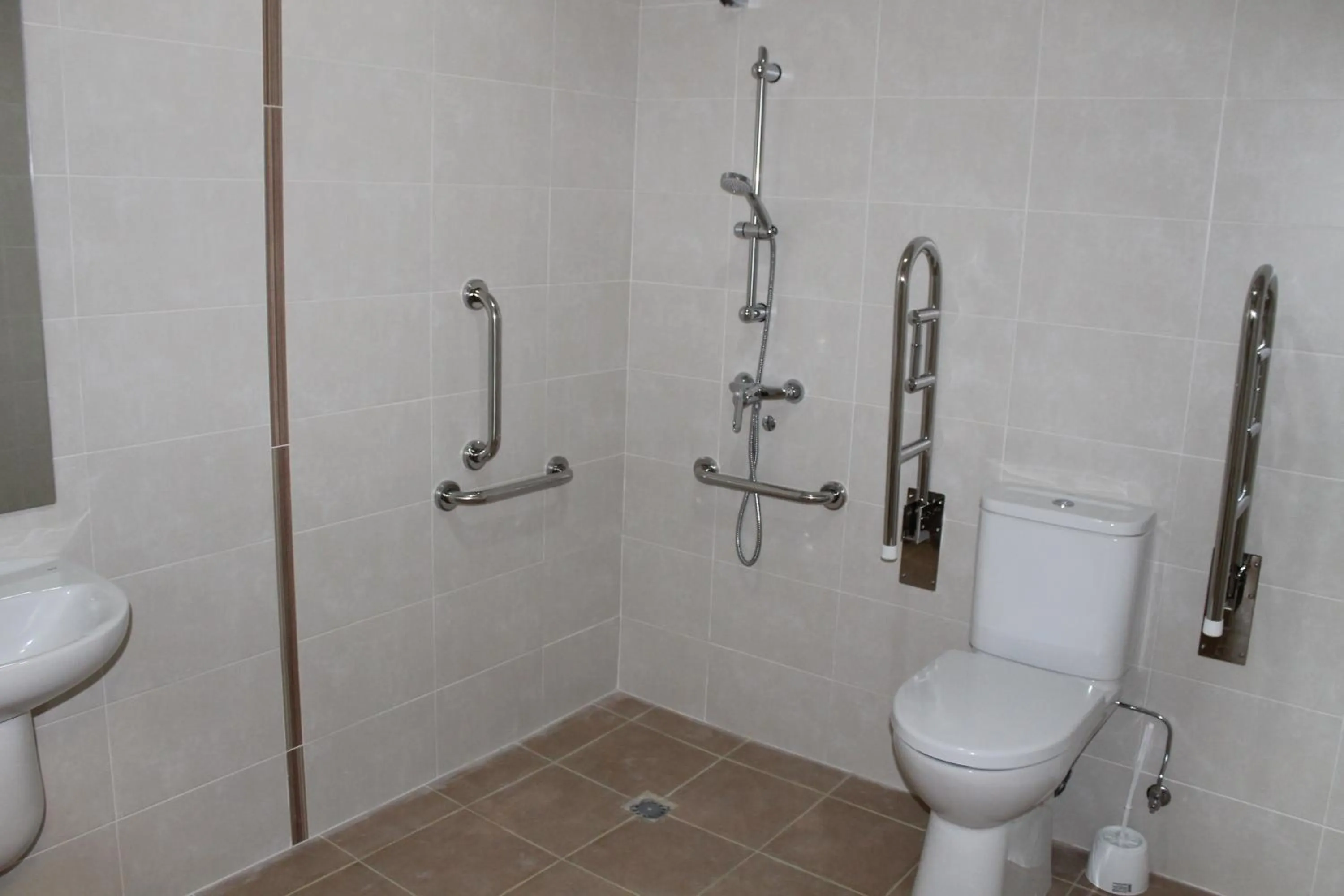 Bathroom in Pensión-Albergue Puente Ribeira