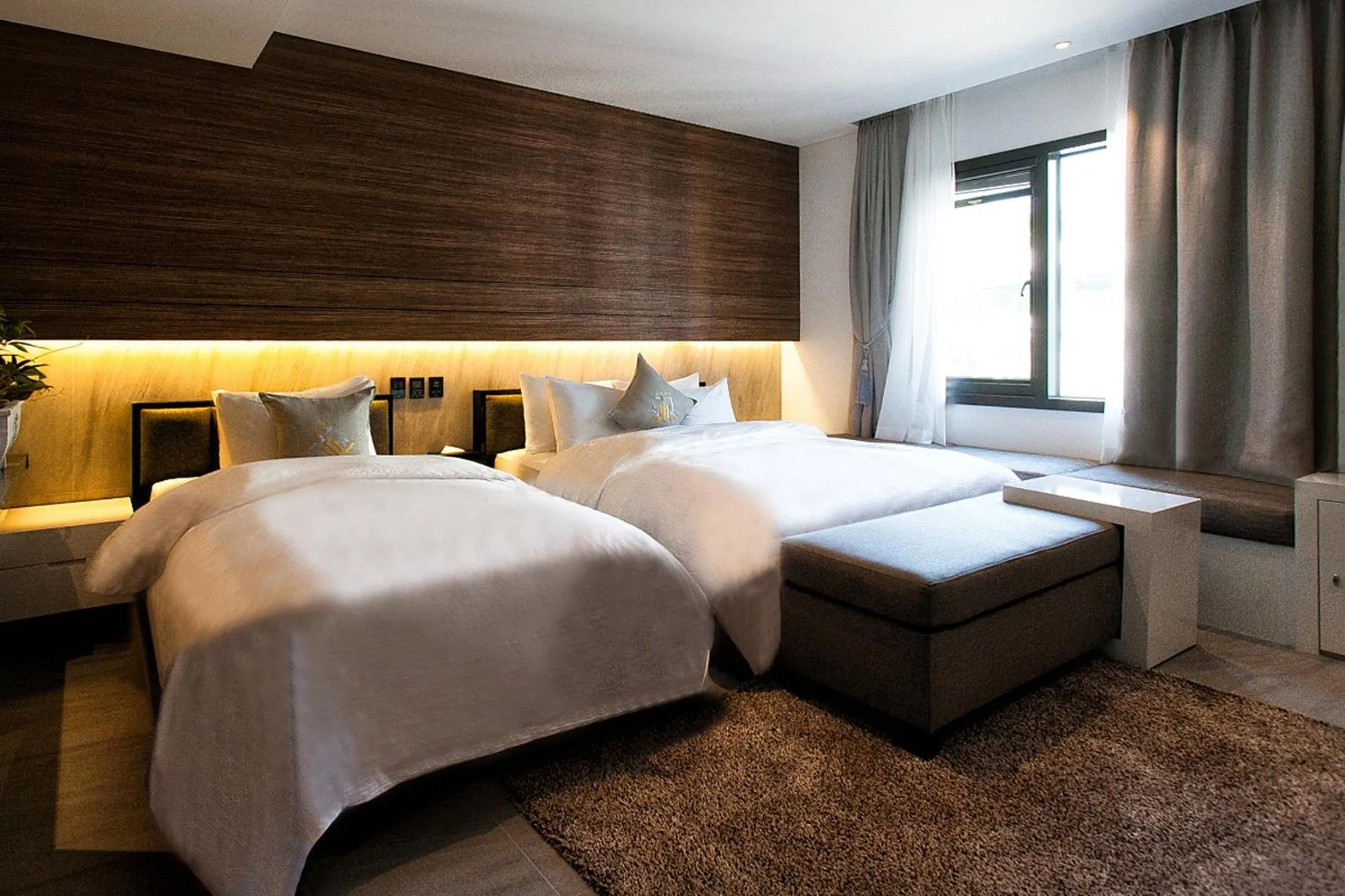 Bed in Golden Hotel Incheon