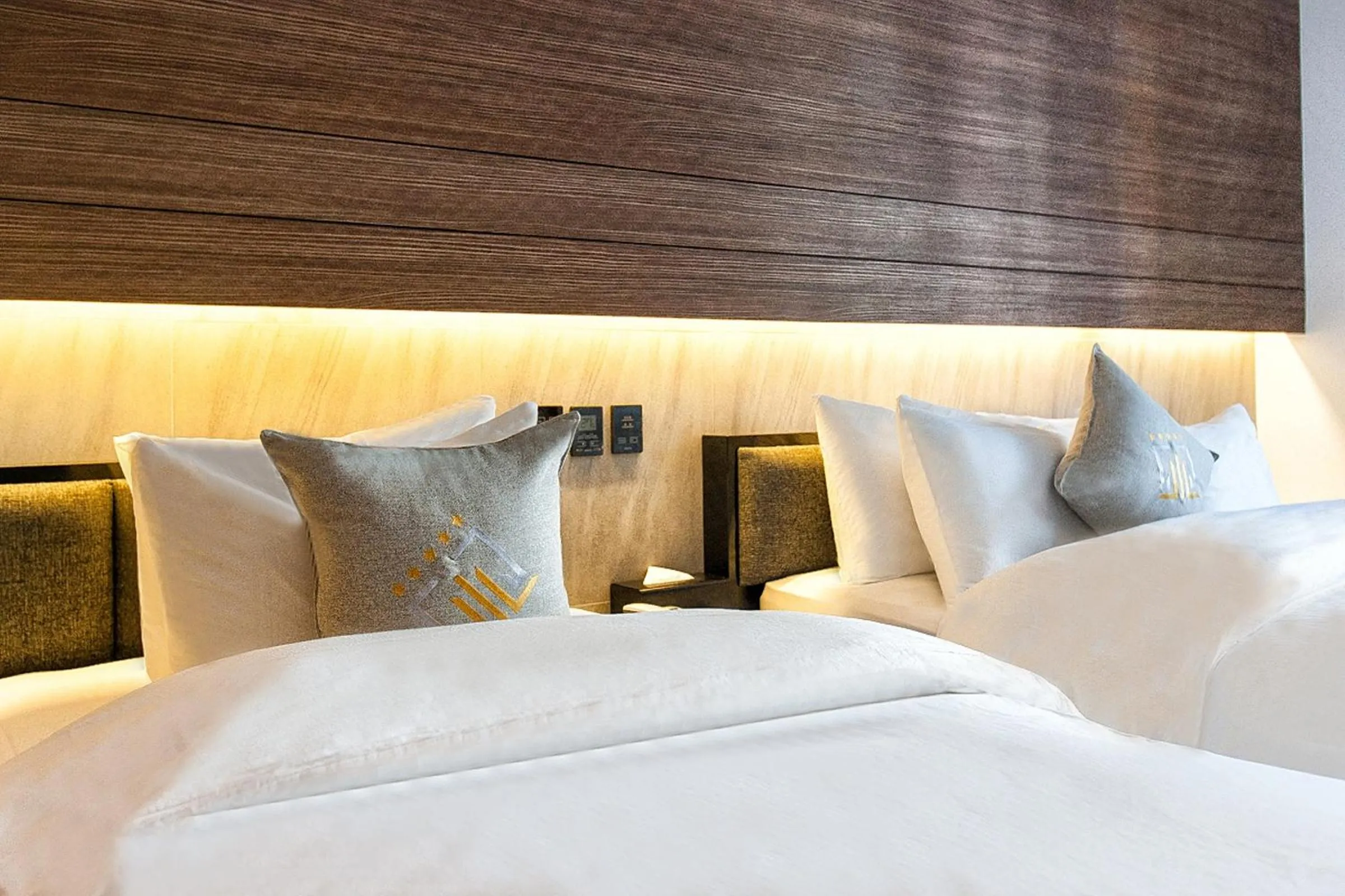 Bed in Golden Hotel Incheon