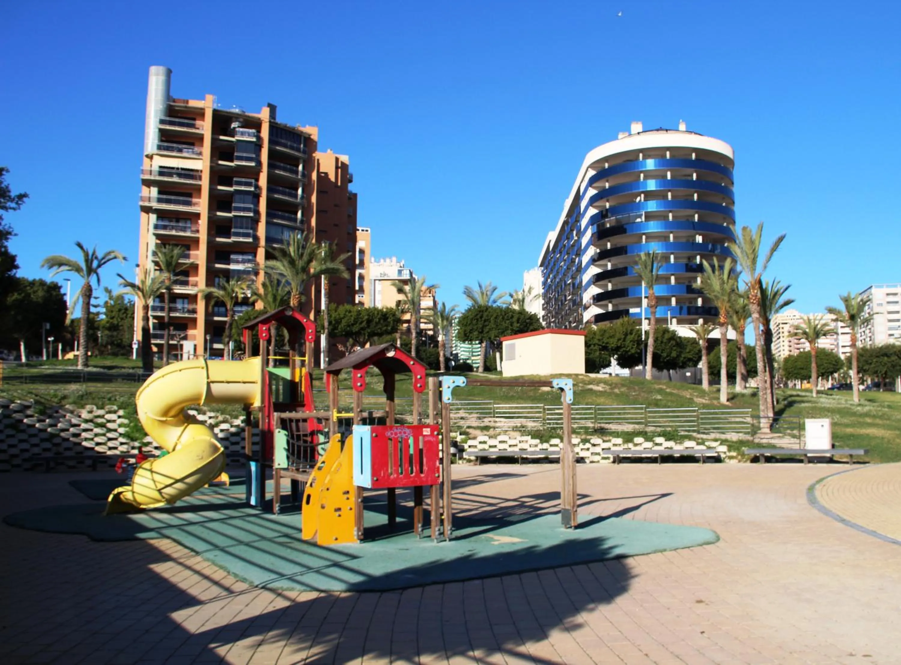 Children play ground in Apartamentos Odysea By Apartamentos Valentia