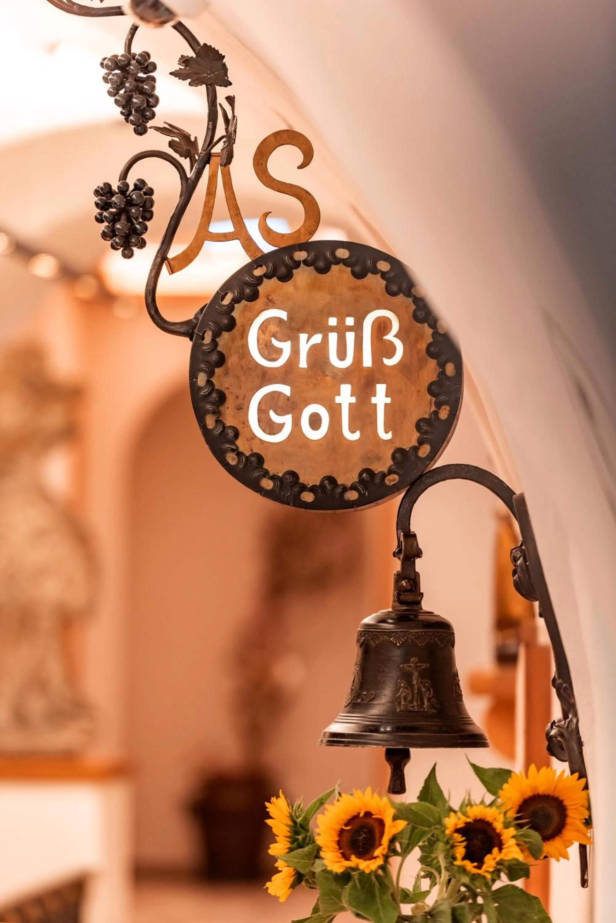 Decorative detail in Alpen Glück Hotel Unterm Rain garni