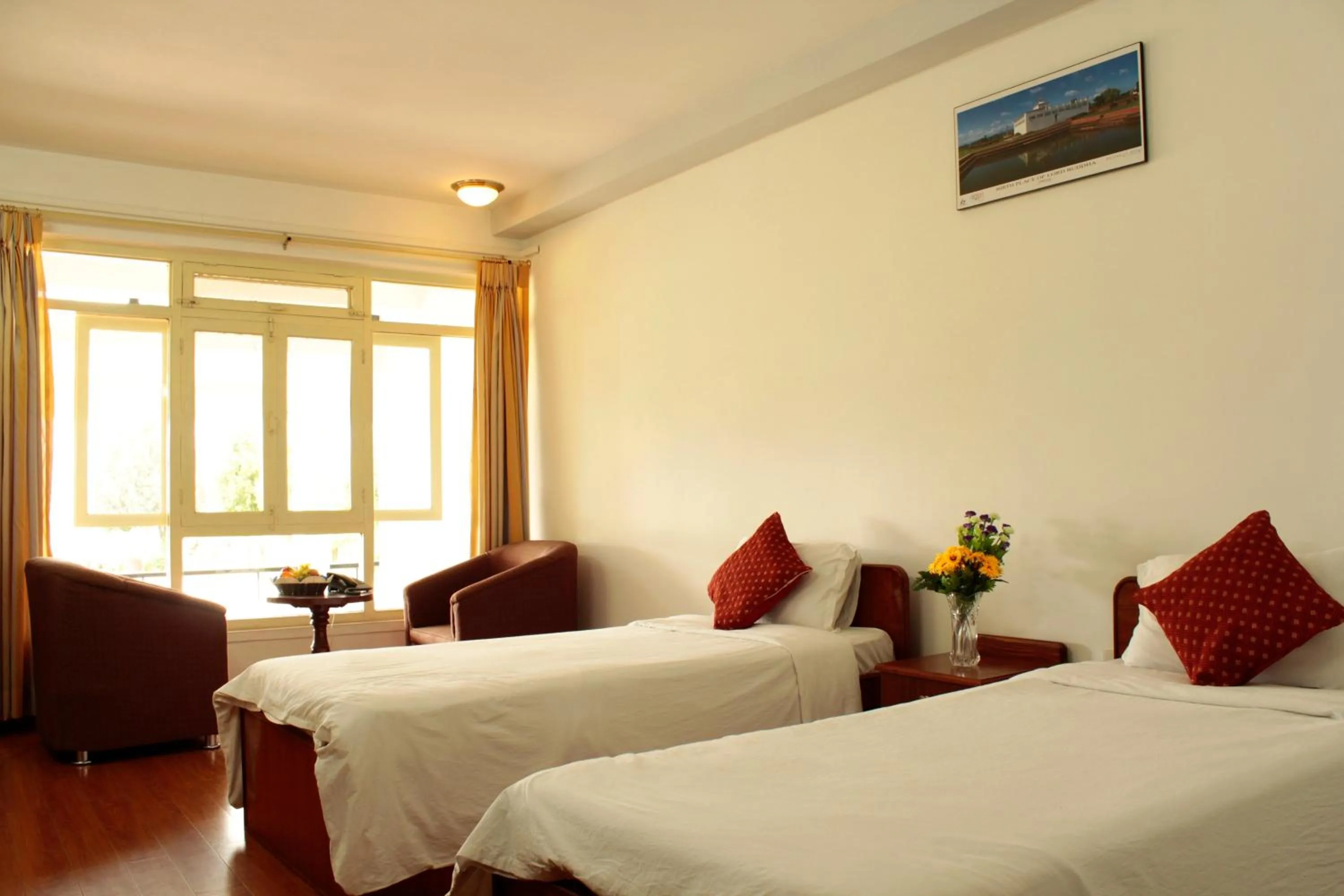 Bed in Hotel Mystic Buddha