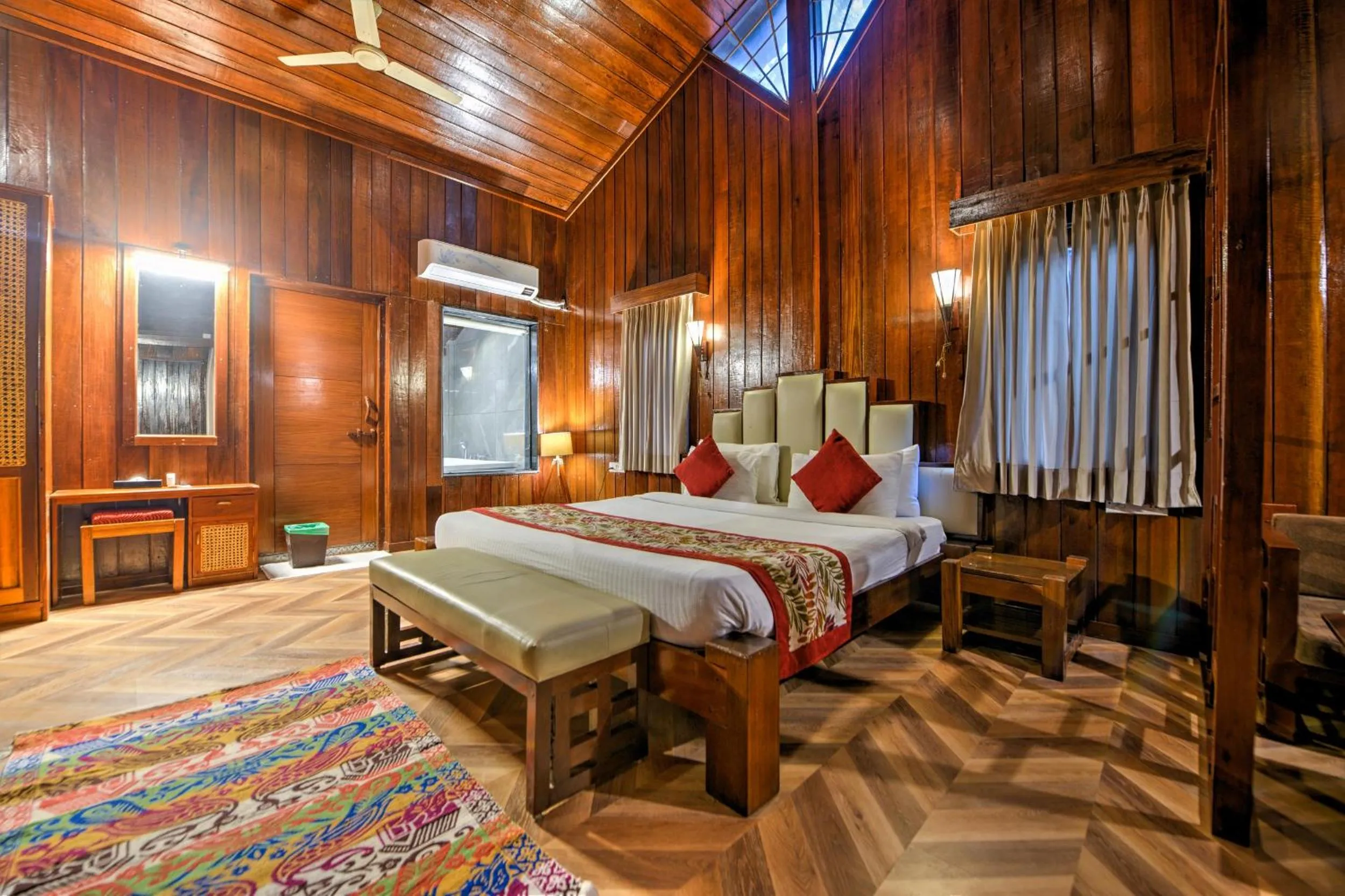 Bed in Silver Sand Beach Resort Havelock