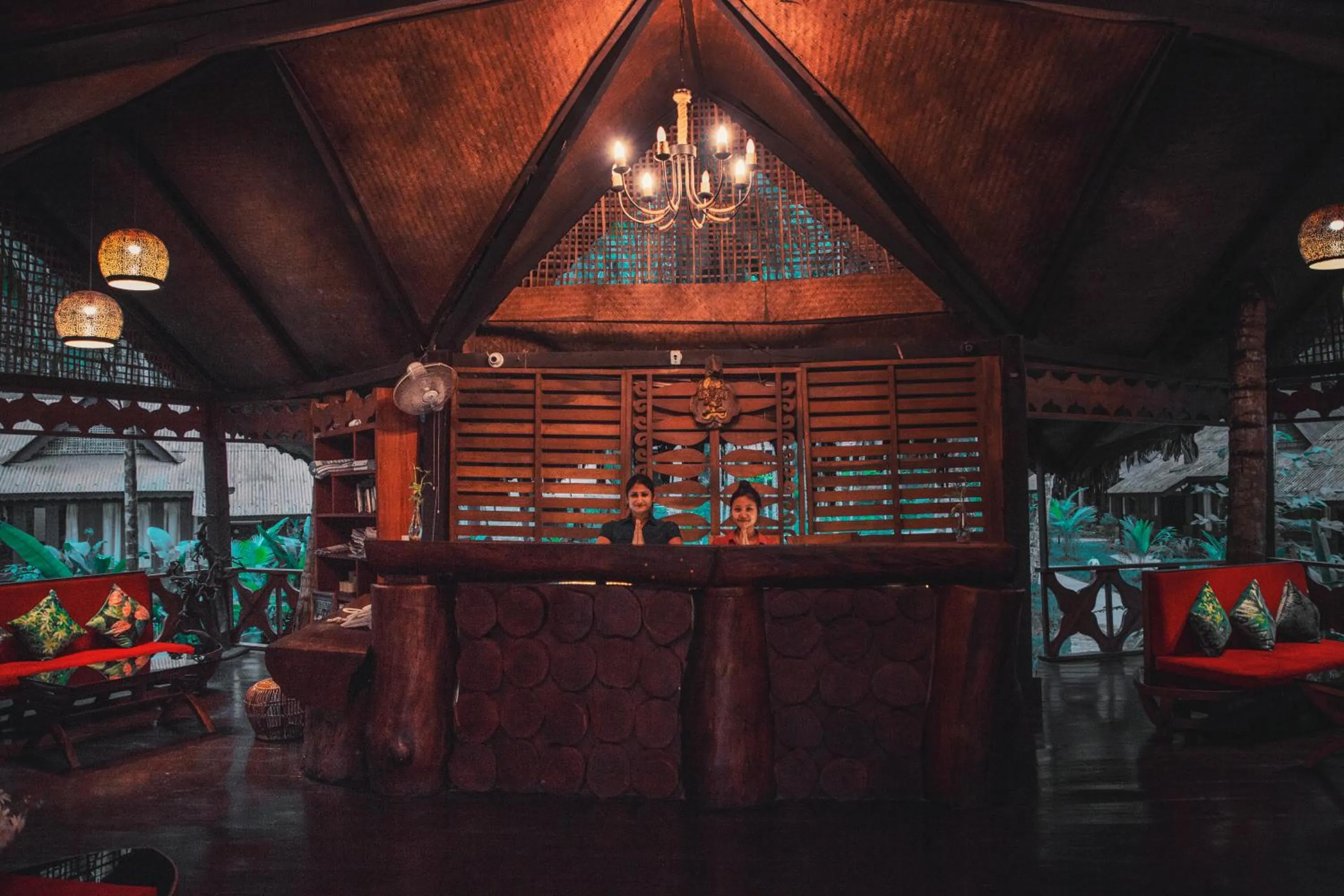 Lobby or reception in Silver Sand Beach Resort Havelock