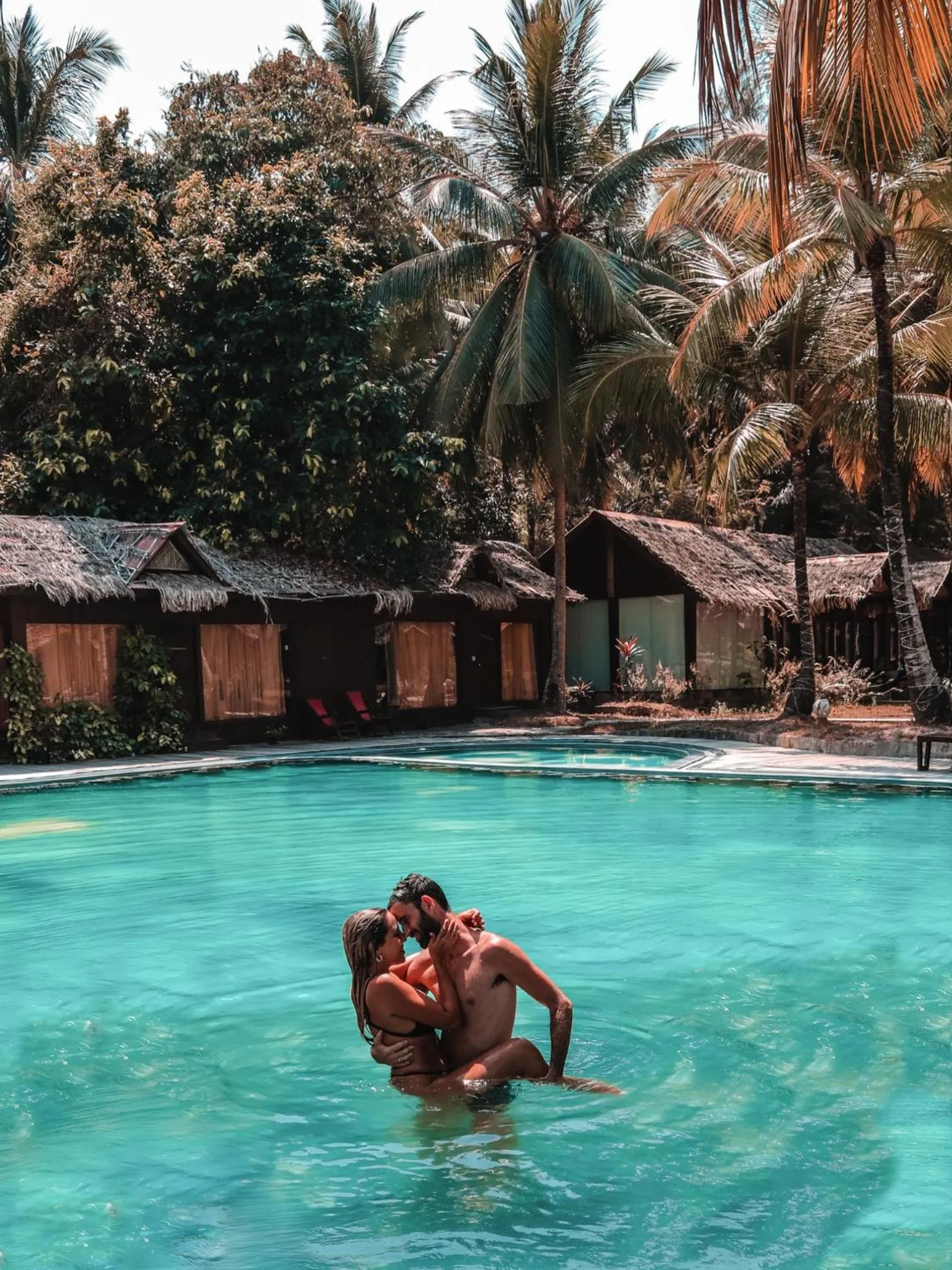 Swimming pool in Silver Sand Beach Resort Havelock