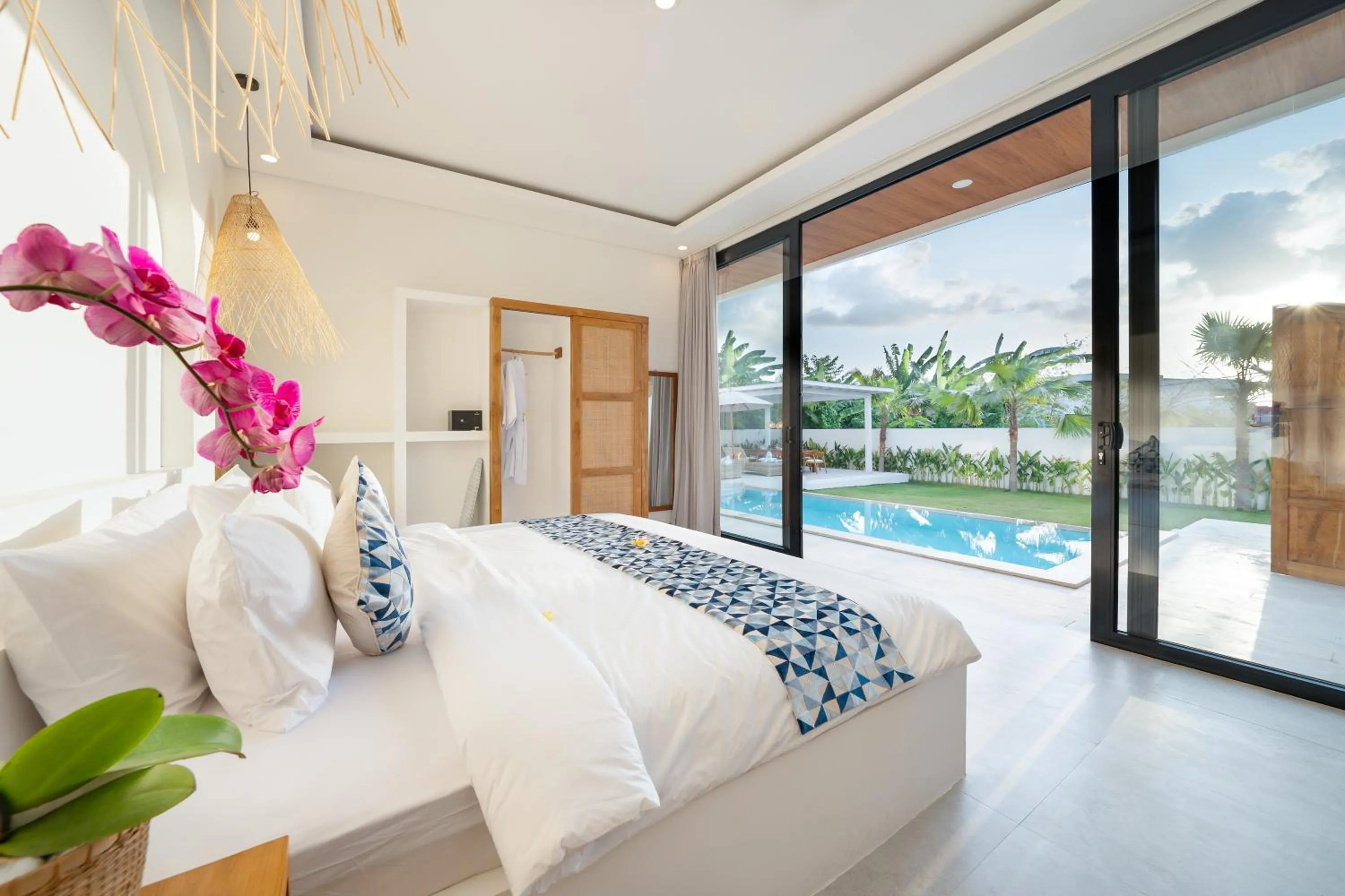 View (from property/room), Bed in Villa Greenland Canggu by Nagisa Bali