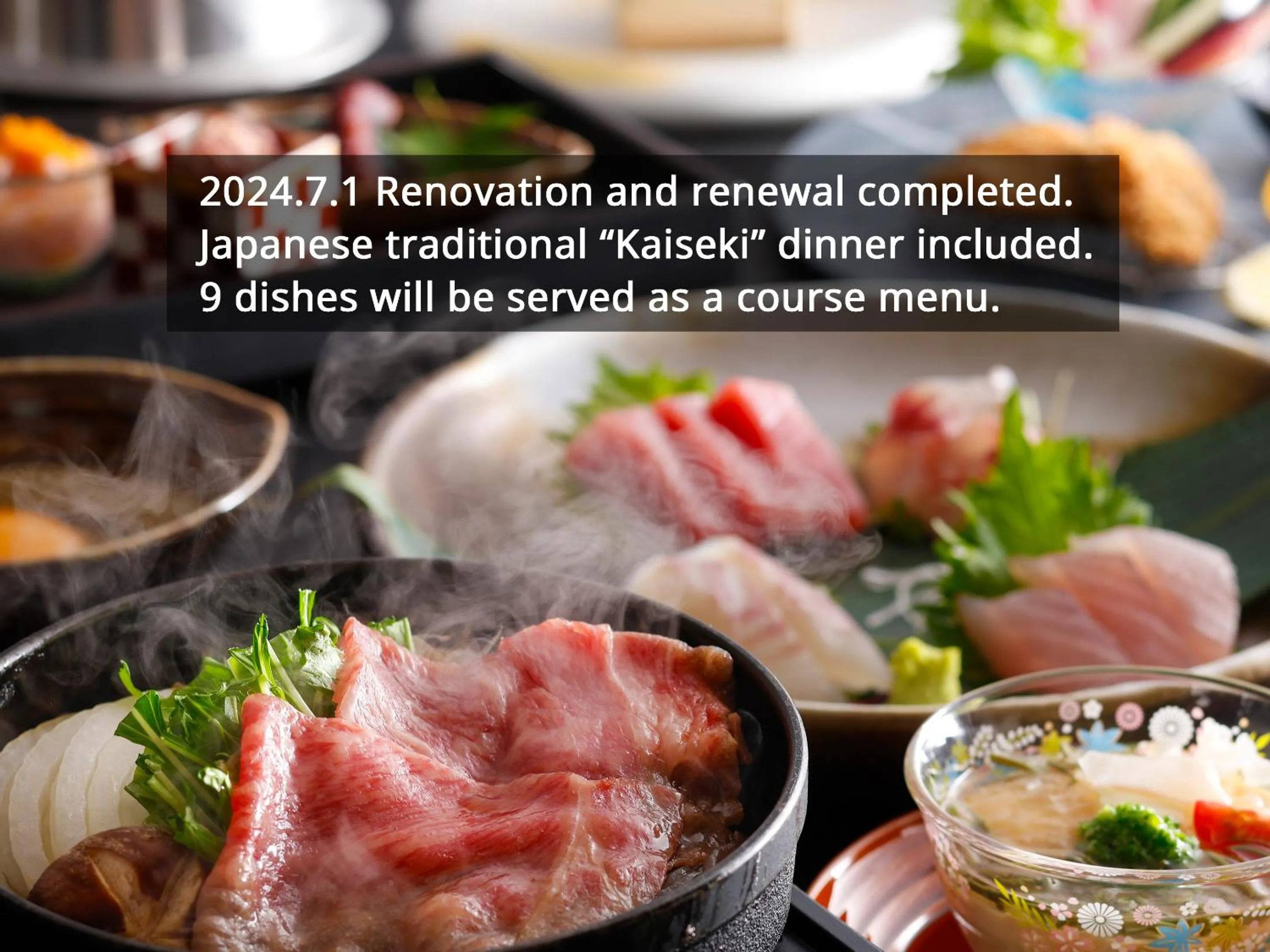 Food in KAMENOI HOTEL Nachi Katsuura