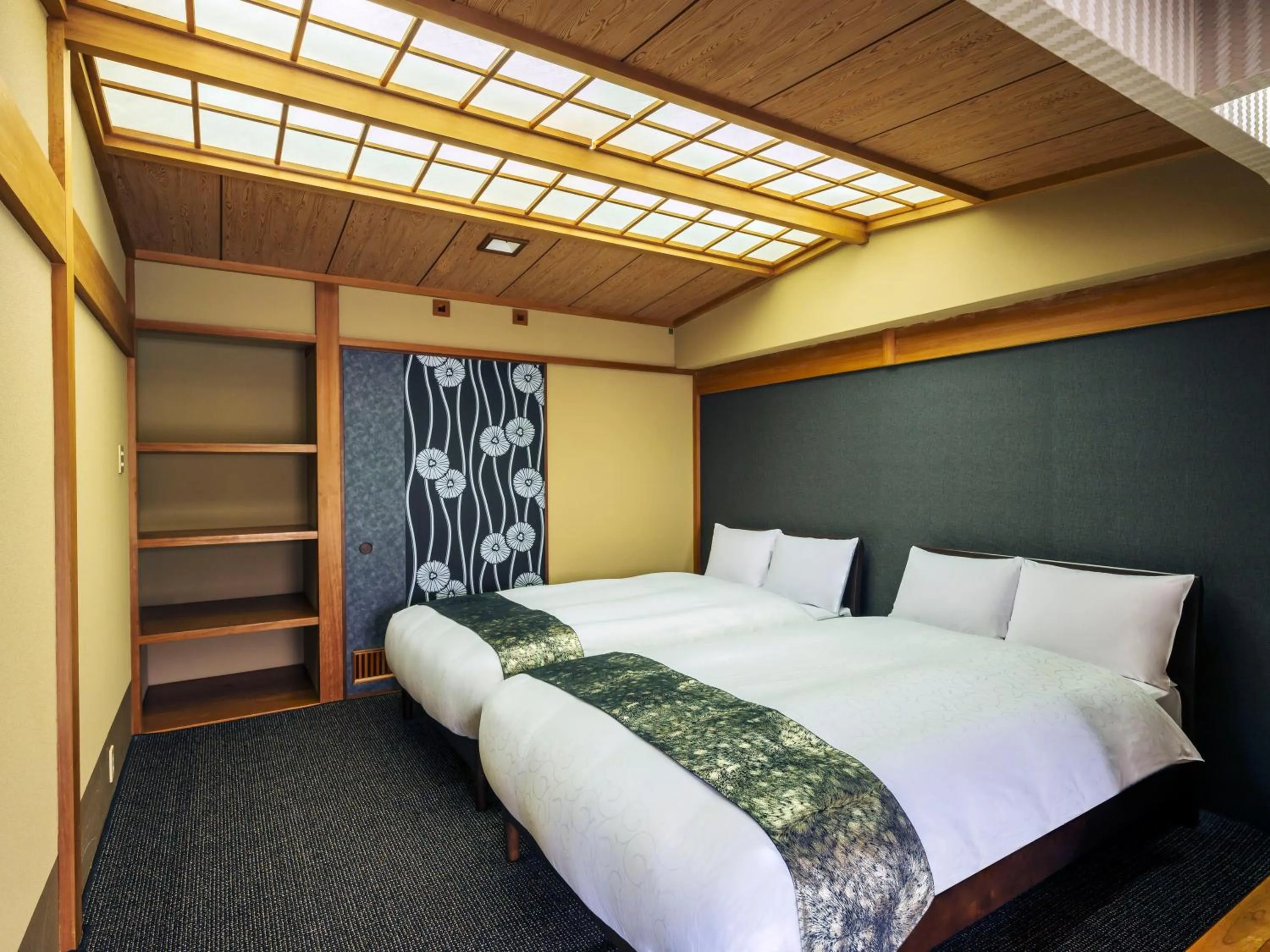 Bed in KAMENOI HOTEL Nachi Katsuura